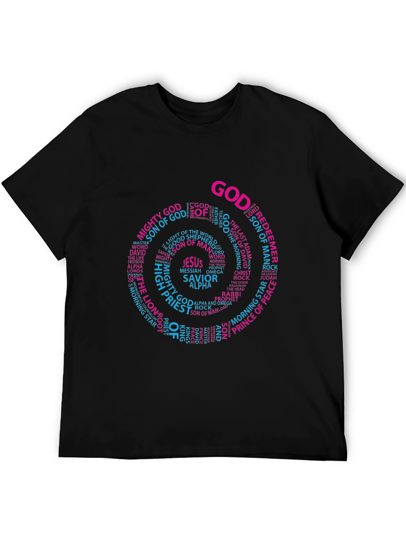 Faith Inspired Graphic Tee - GOD Circle