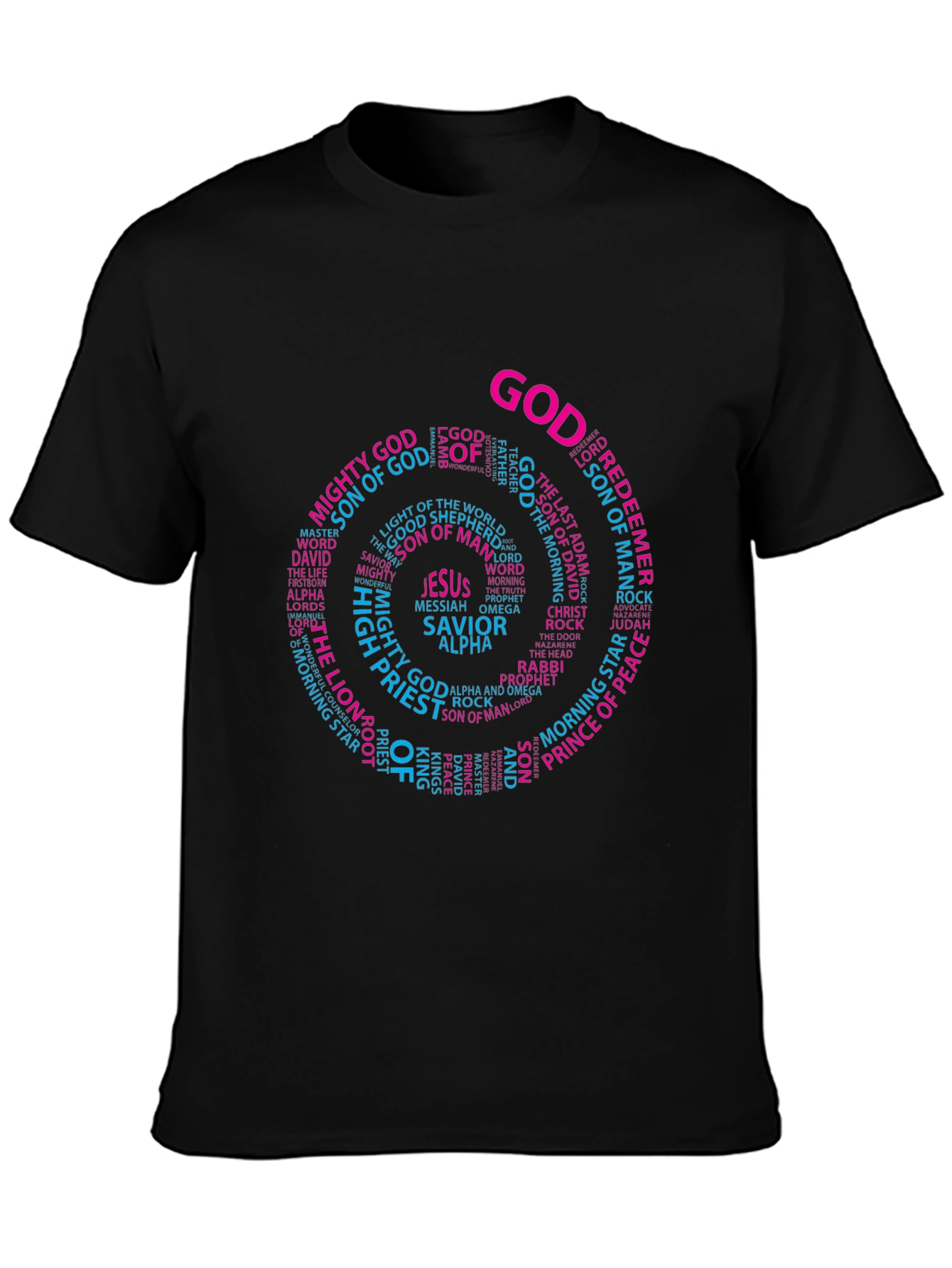 Faith Inspired Graphic Tee - GOD Circle