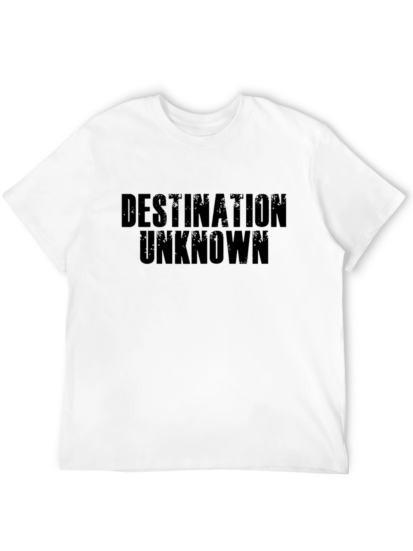 Destination Unknown Graphic T-Shirt - Black