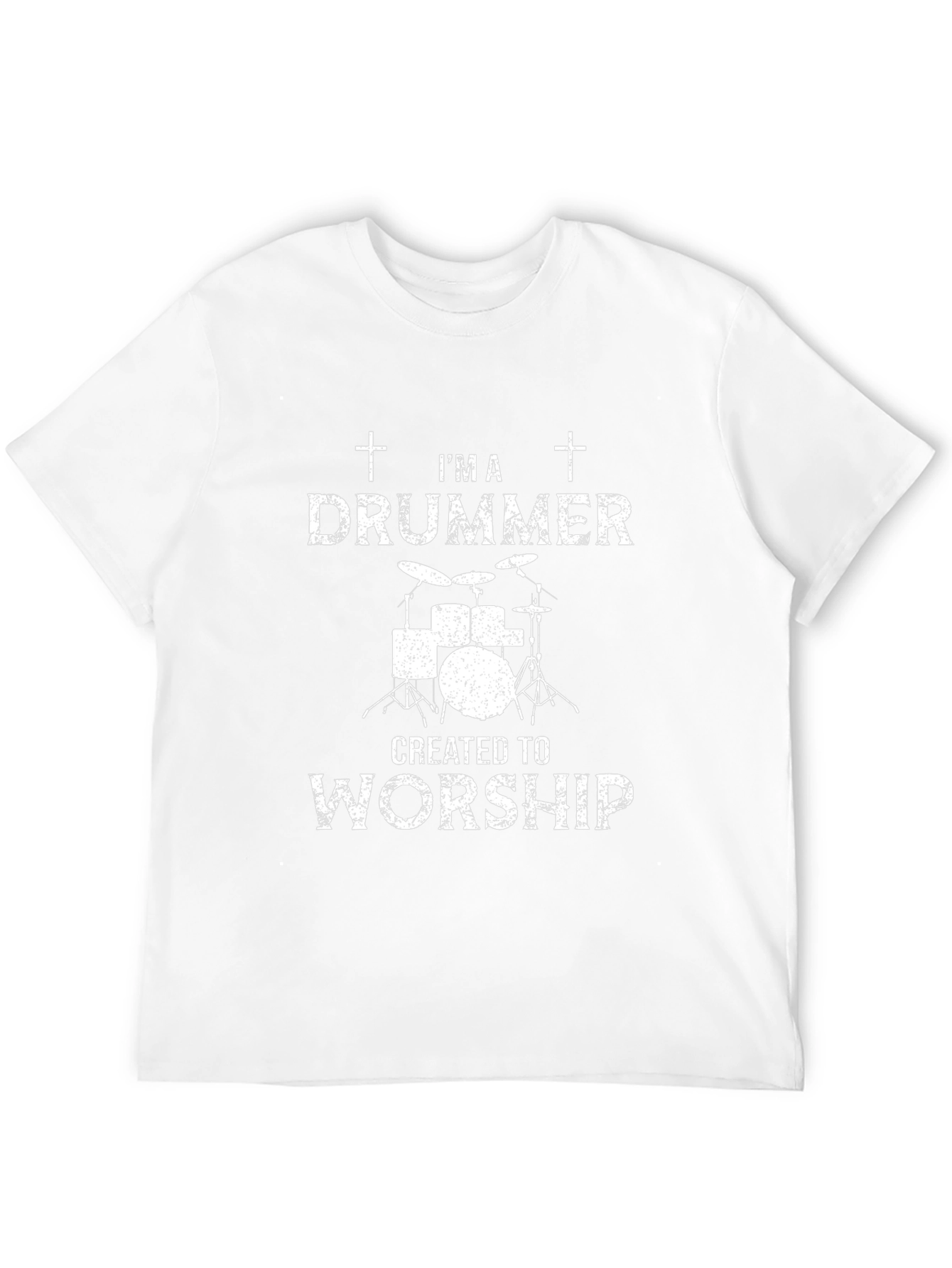 Im A Drummer Created to Worship T-Shirt