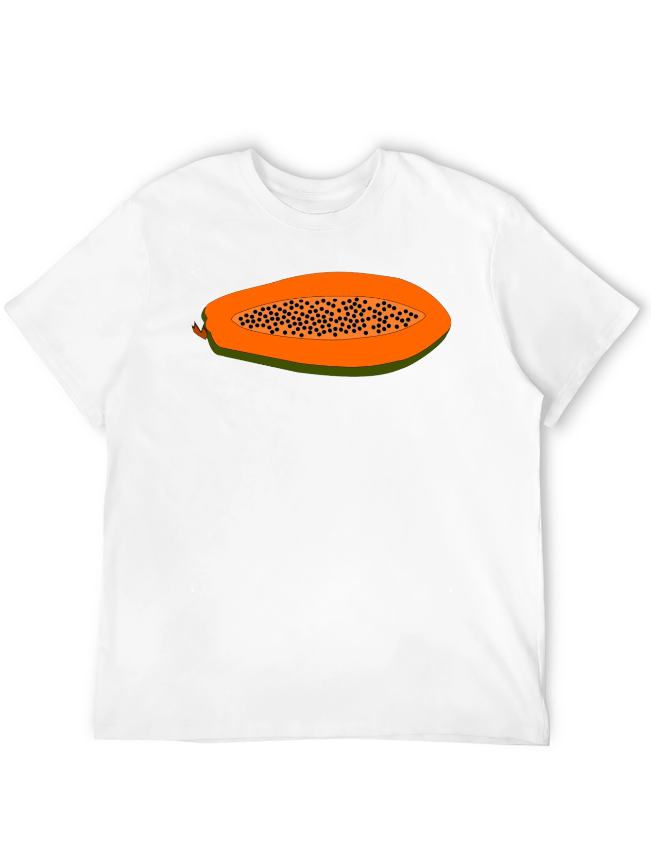 Papaya T-Shirt - Tropical Fruit Design