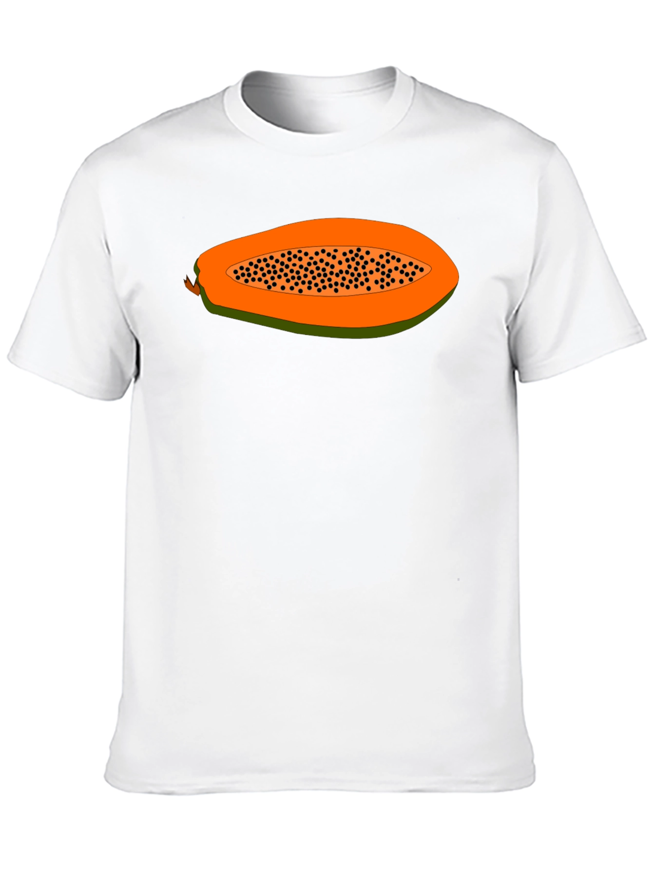 Papaya T-Shirt - Tropical Fruit Design