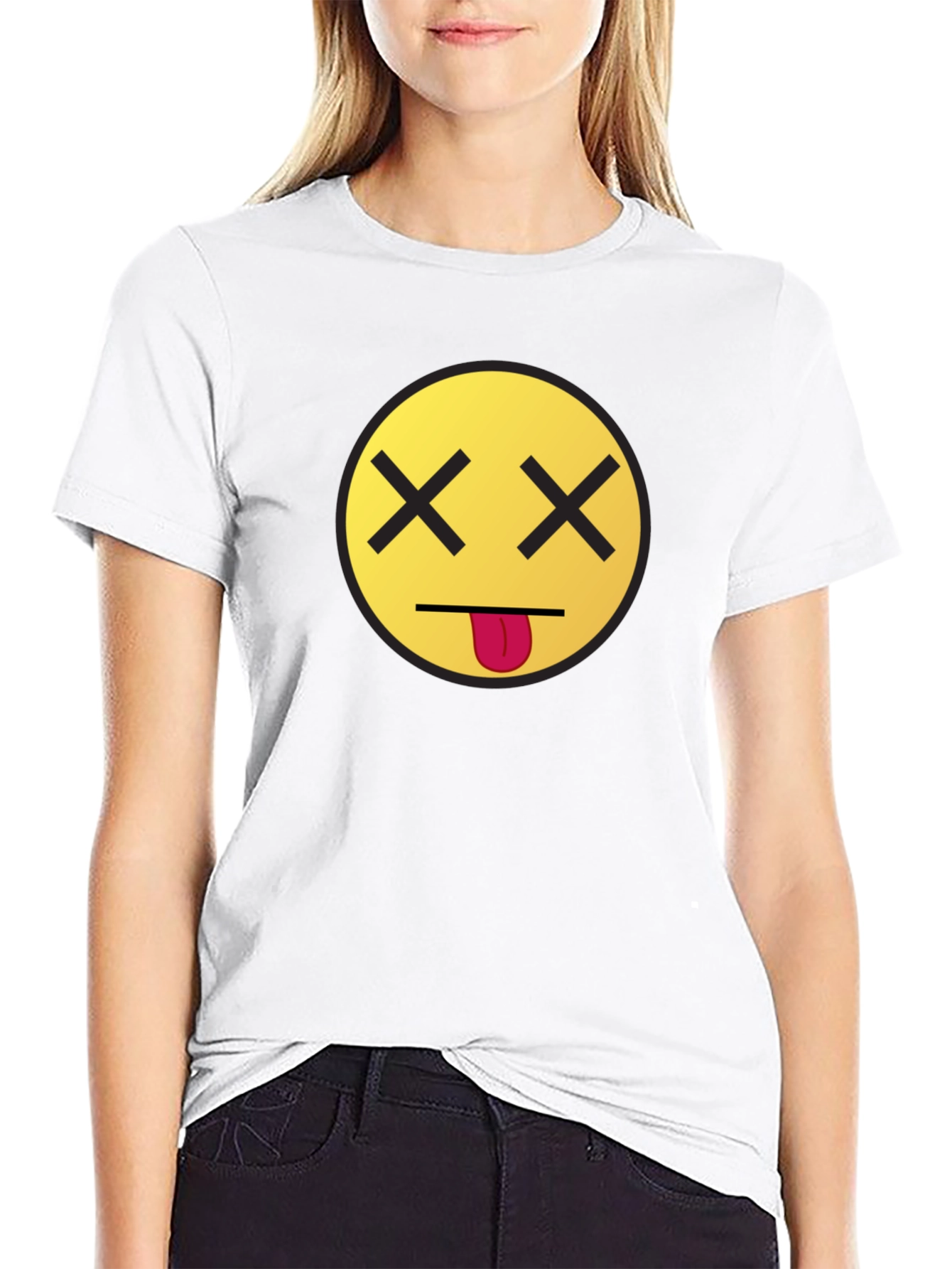 Dead Emoji Graphic Tee - Unisex Black T-Shirt