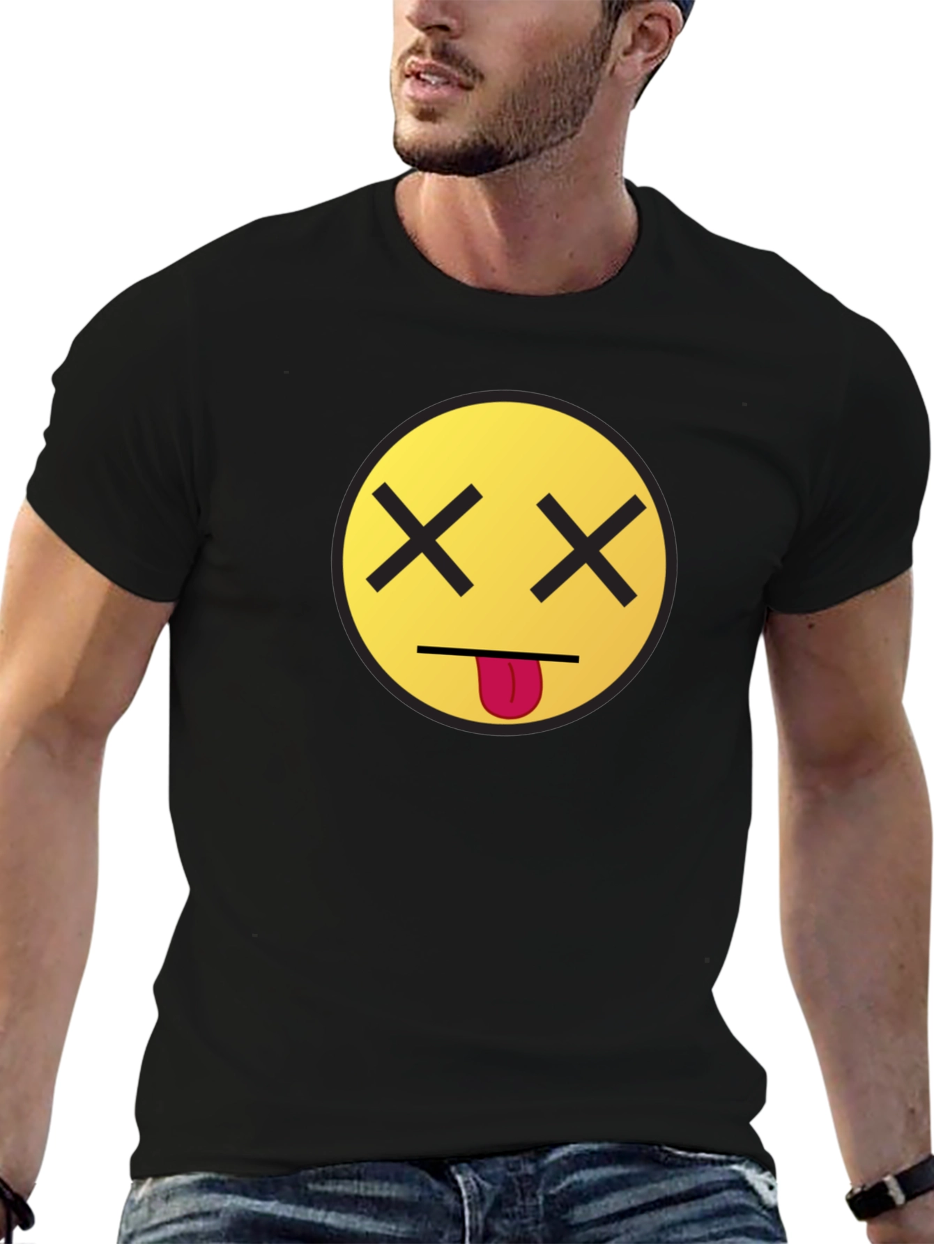 Dead Emoji Graphic Tee - Unisex Black T-Shirt