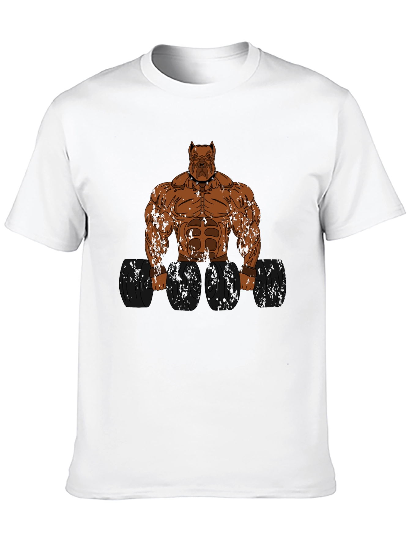 Pitbull Bodybuilder Graphic T-Shirt