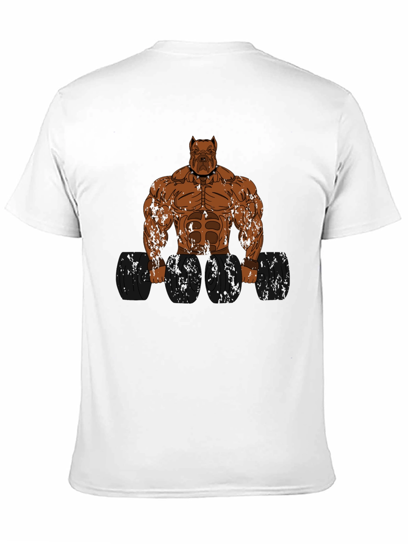 Pitbull Bodybuilder Graphic T-Shirt