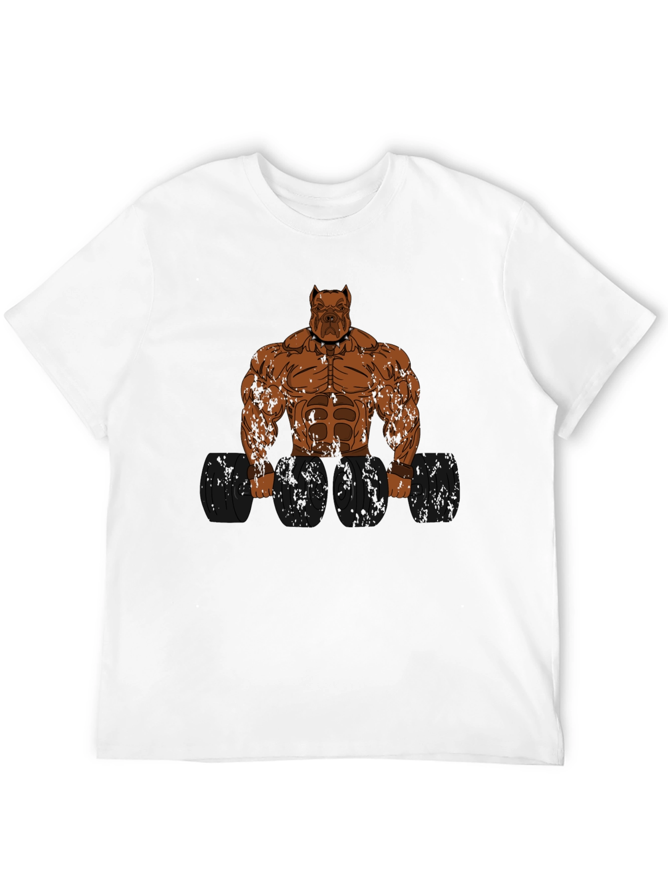 Pitbull Bodybuilder Graphic T-Shirt