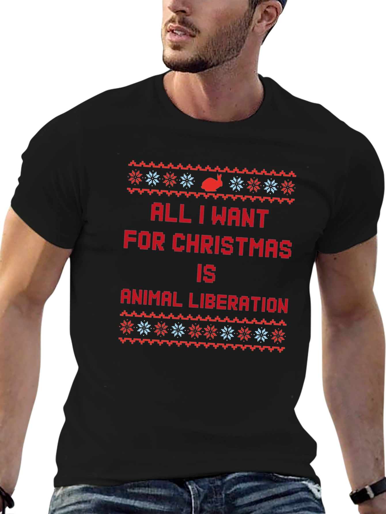 All I Want for Christmas Animal Liberation Tee