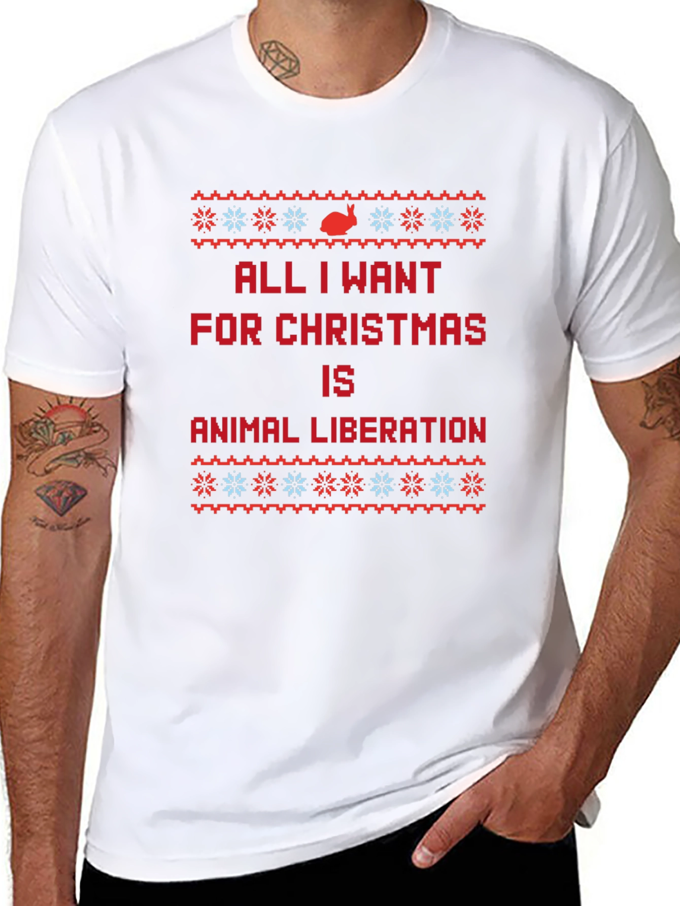 All I Want for Christmas Animal Liberation Tee