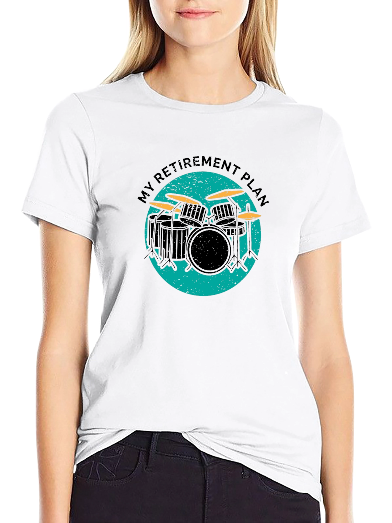 My Retirement Plan Drum Set Graphic Tee