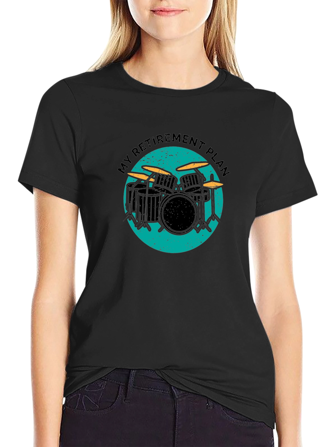 My Retirement Plan Drum Set Graphic Tee