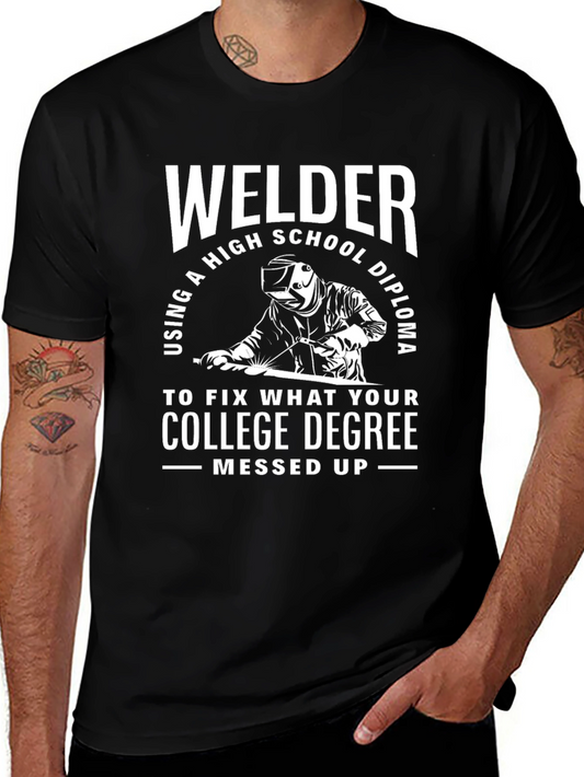 Welder High School Diploma T-Shirt