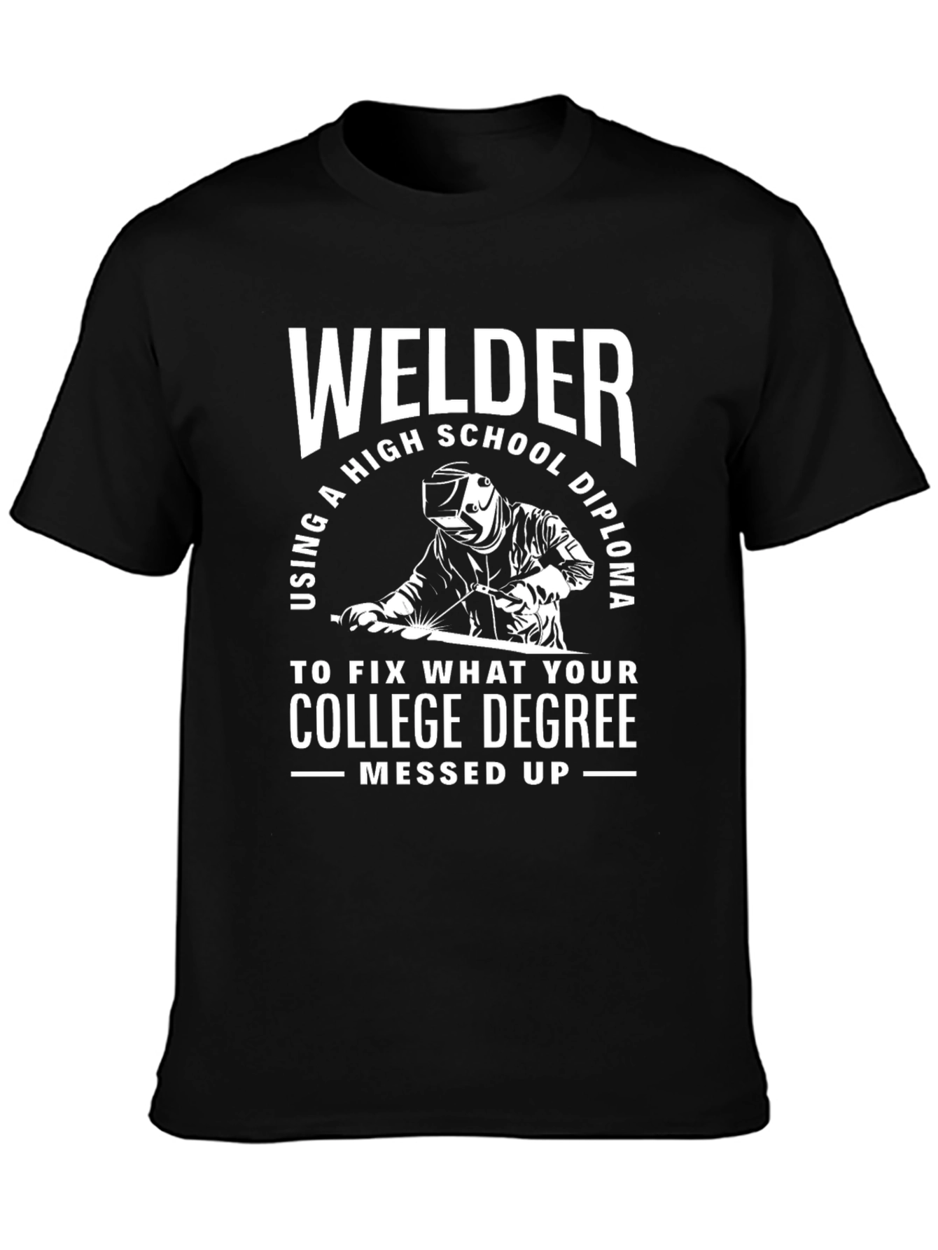 Welder High School Diploma T-Shirt