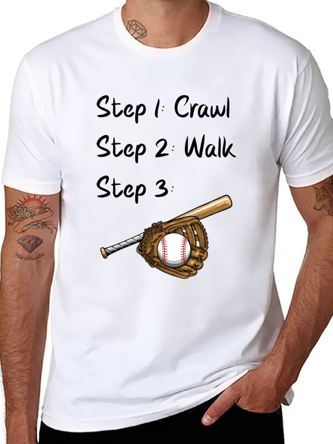 Baseball Fan T-Shirt - Step 3: Play Ball!