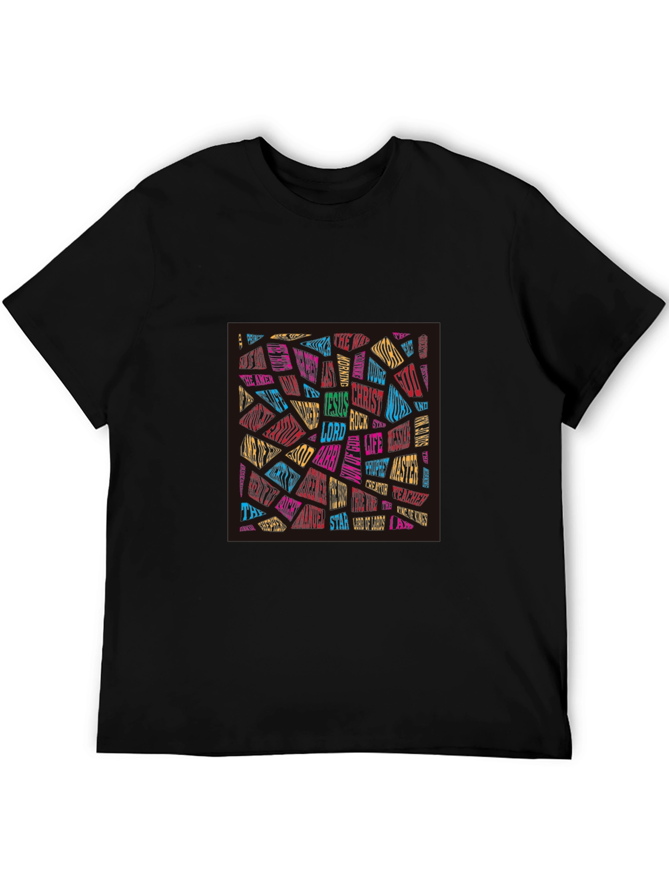 Faith-Inspired Word Art T-Shirt