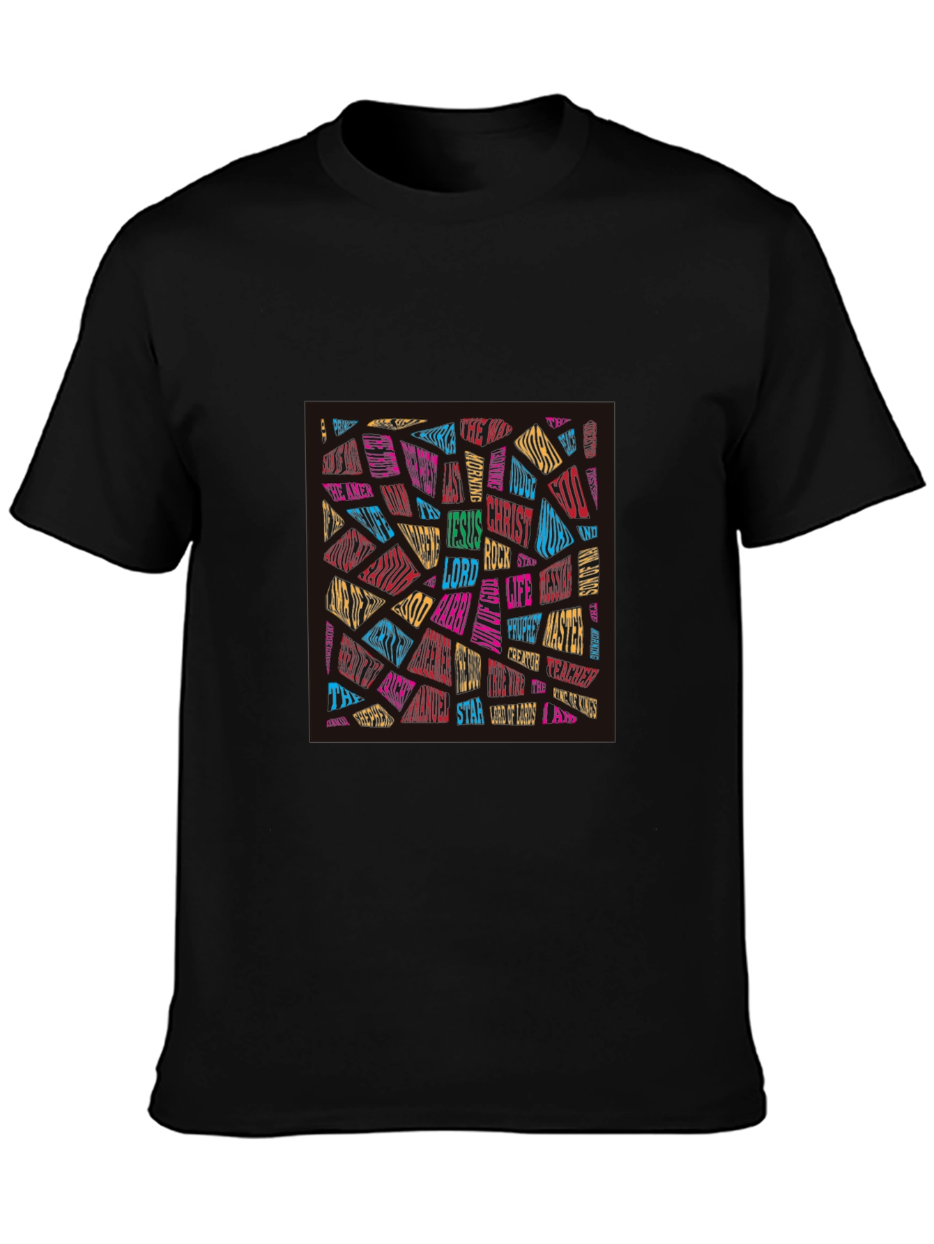 Faith-Inspired Word Art T-Shirt