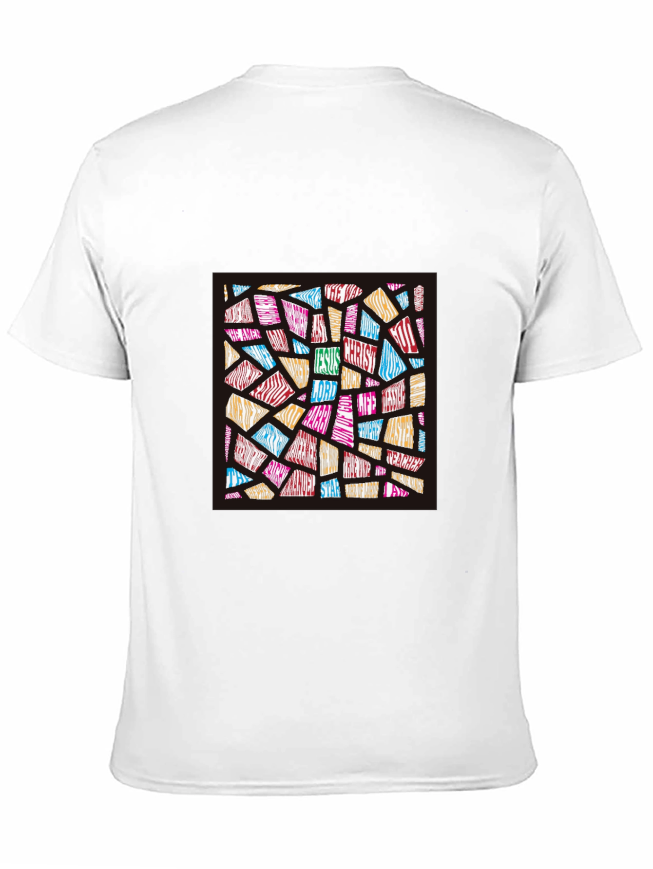 Faith-Inspired Word Art T-Shirt