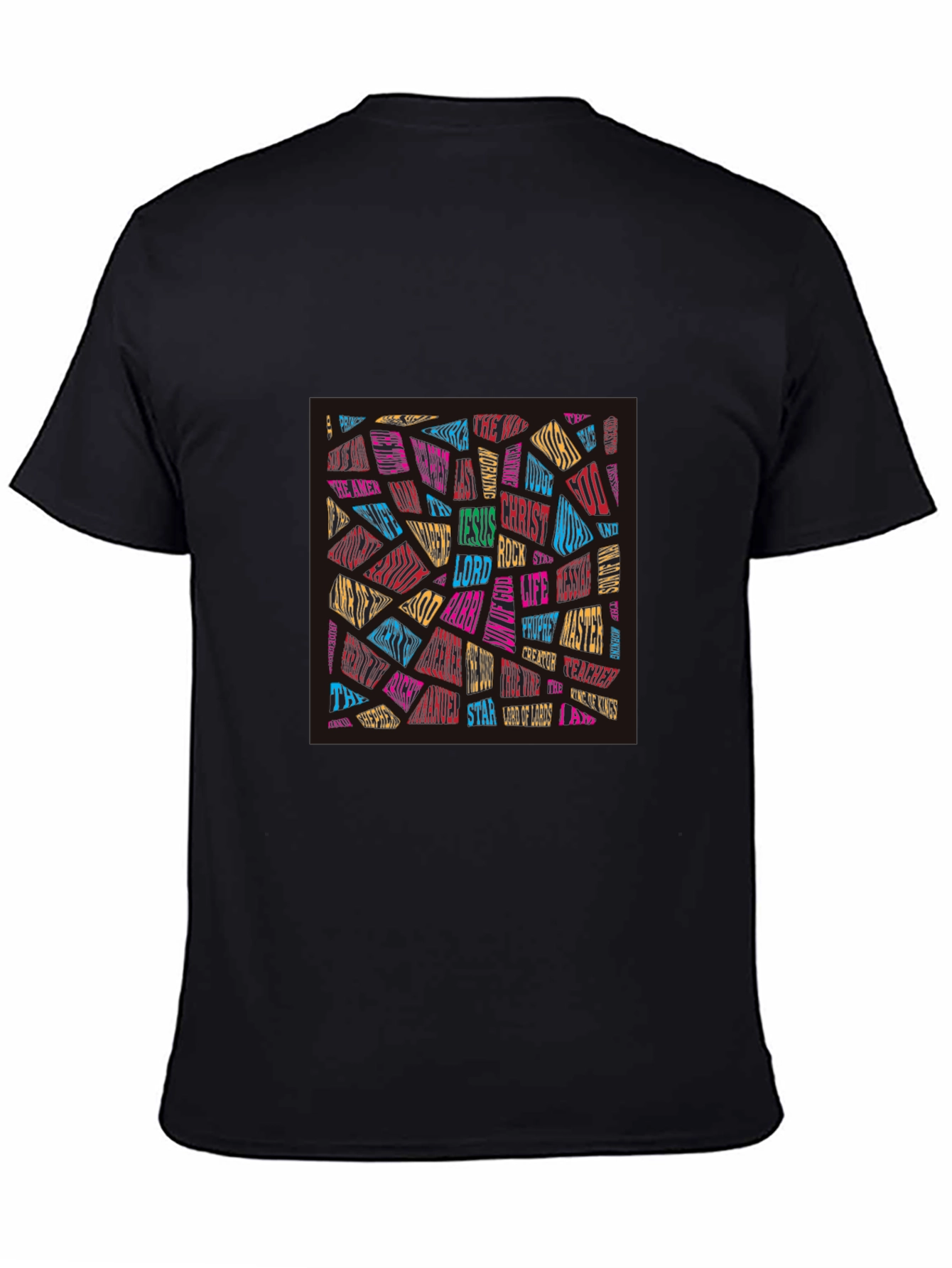 Faith-Inspired Word Art T-Shirt