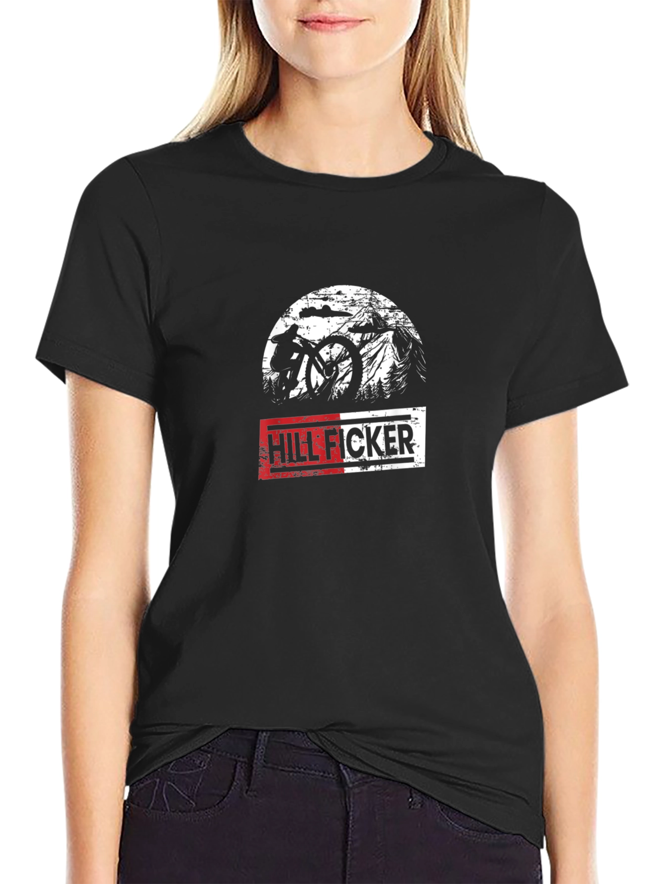 Hill Ficker Mountain Biker T-Shirt