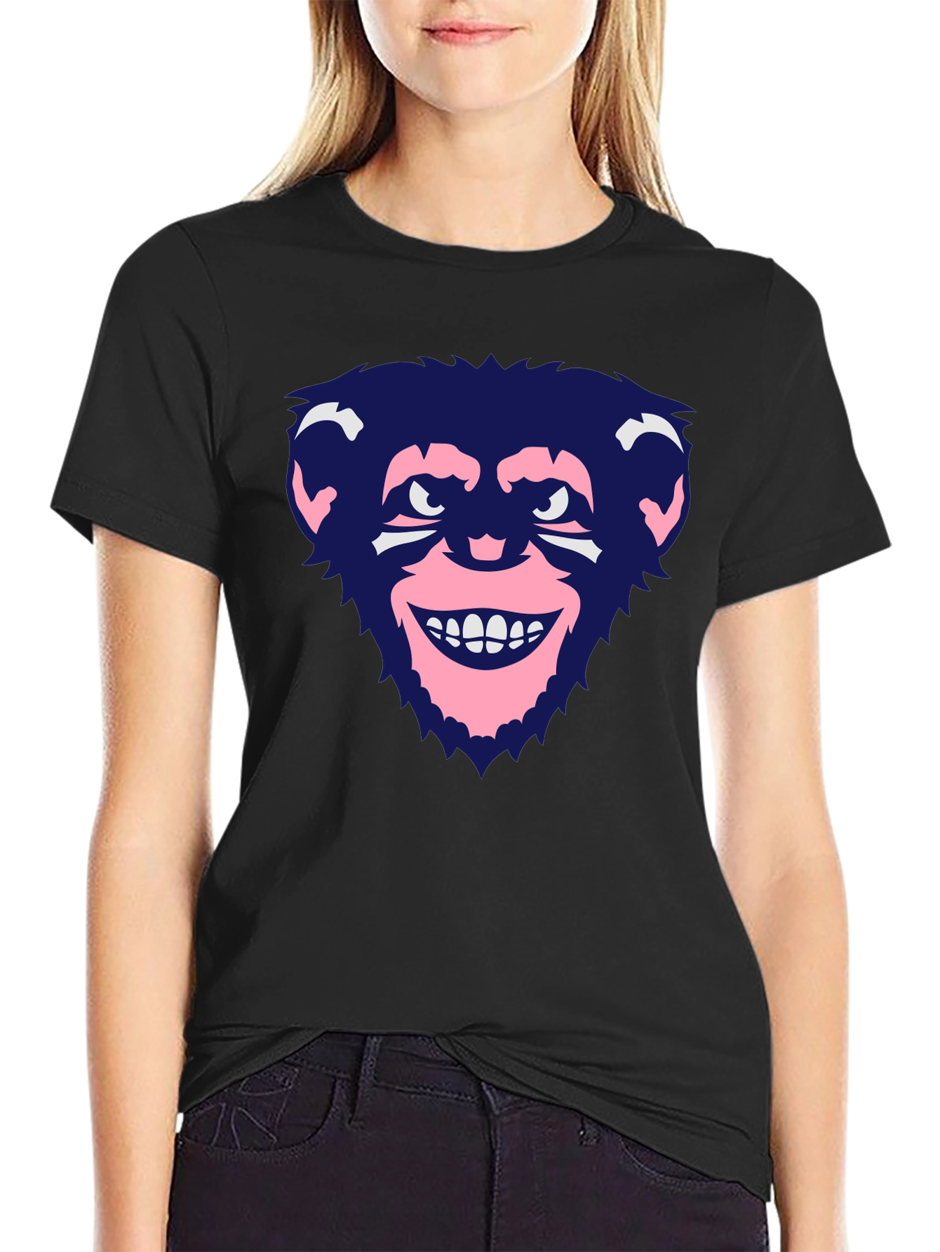 Funky Monkey Graphic Black T-Shirt