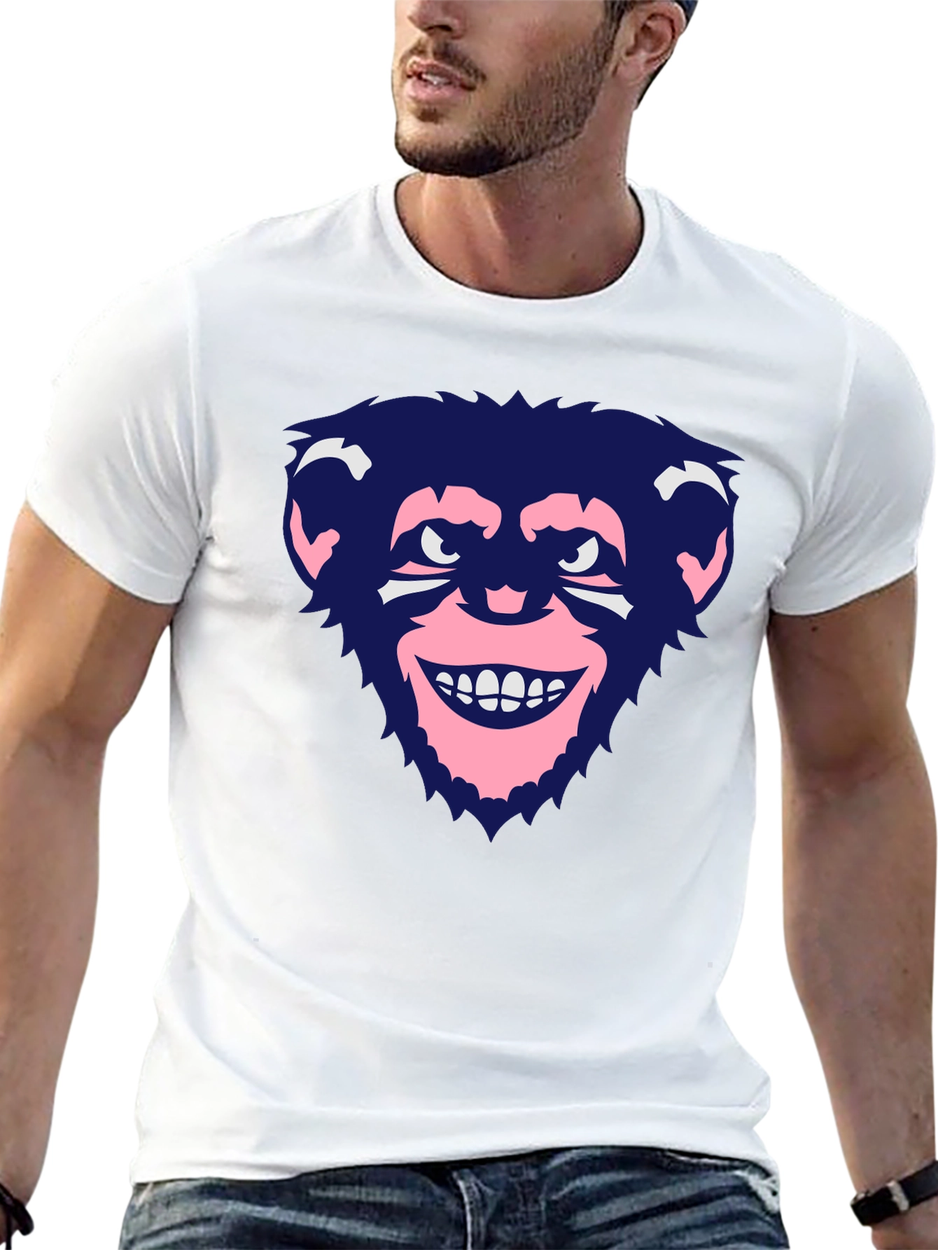 Funky Monkey Graphic Black T-Shirt
