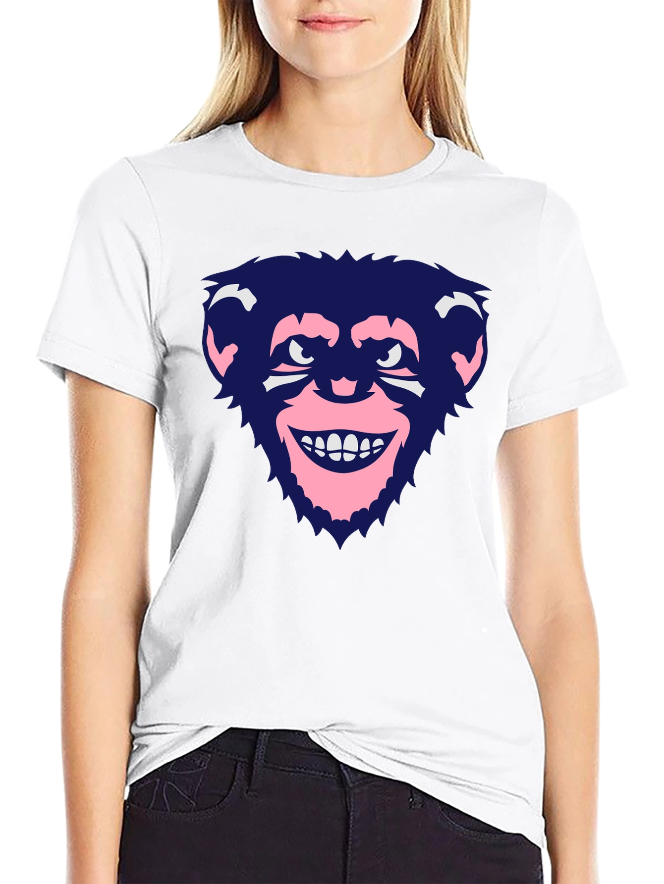 Funky Monkey Graphic Black T-Shirt