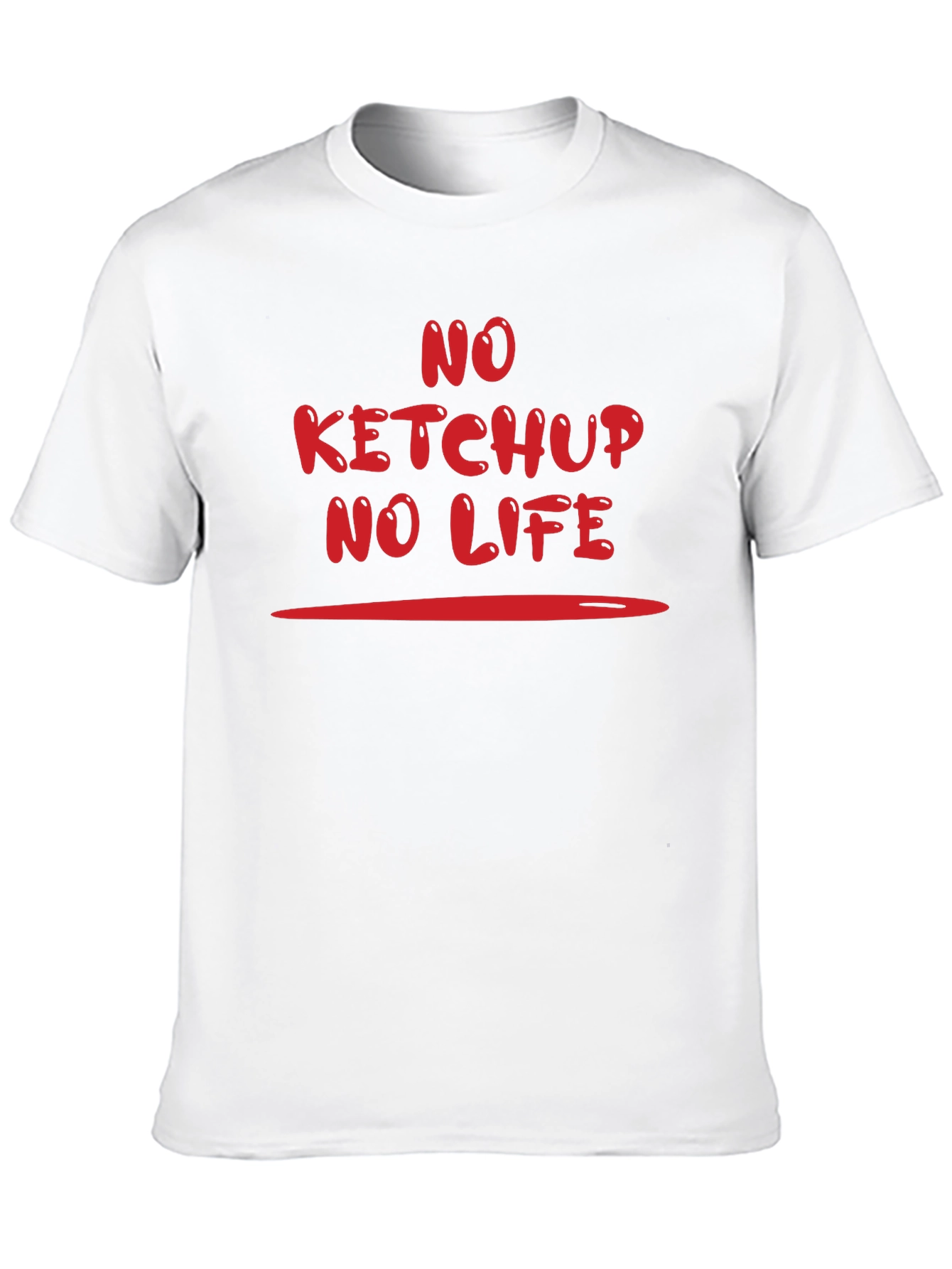 No Ketchup No Life Graphic T-Shirt