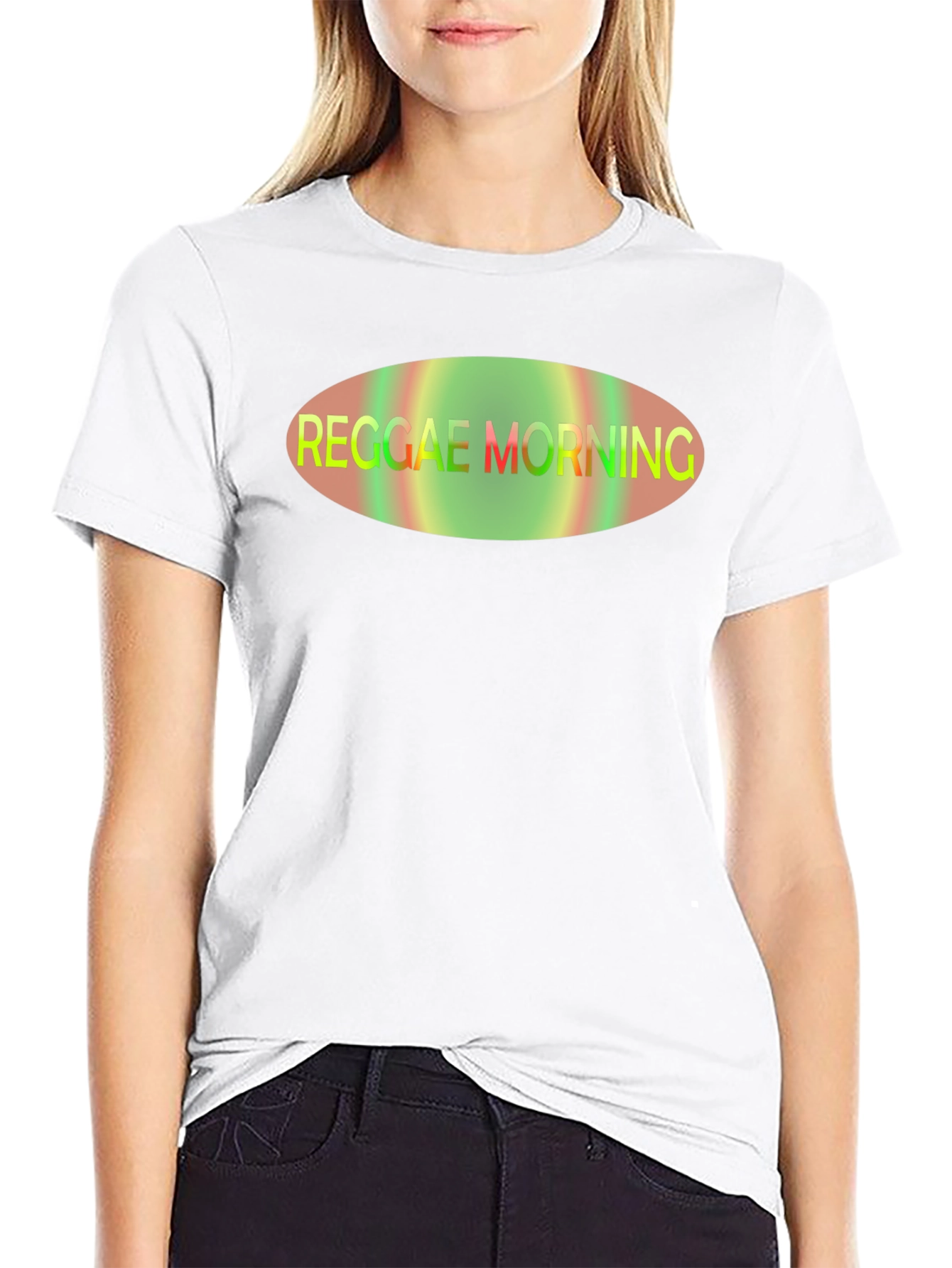 Reggae Morning Graphic T-Shirt - Black