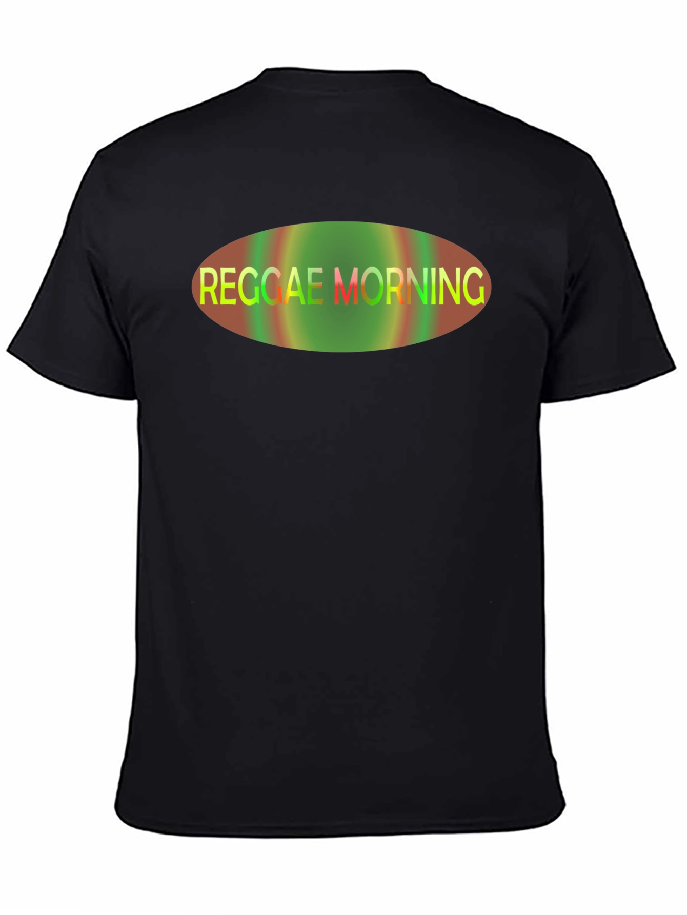 Reggae Morning Graphic T-Shirt - Black