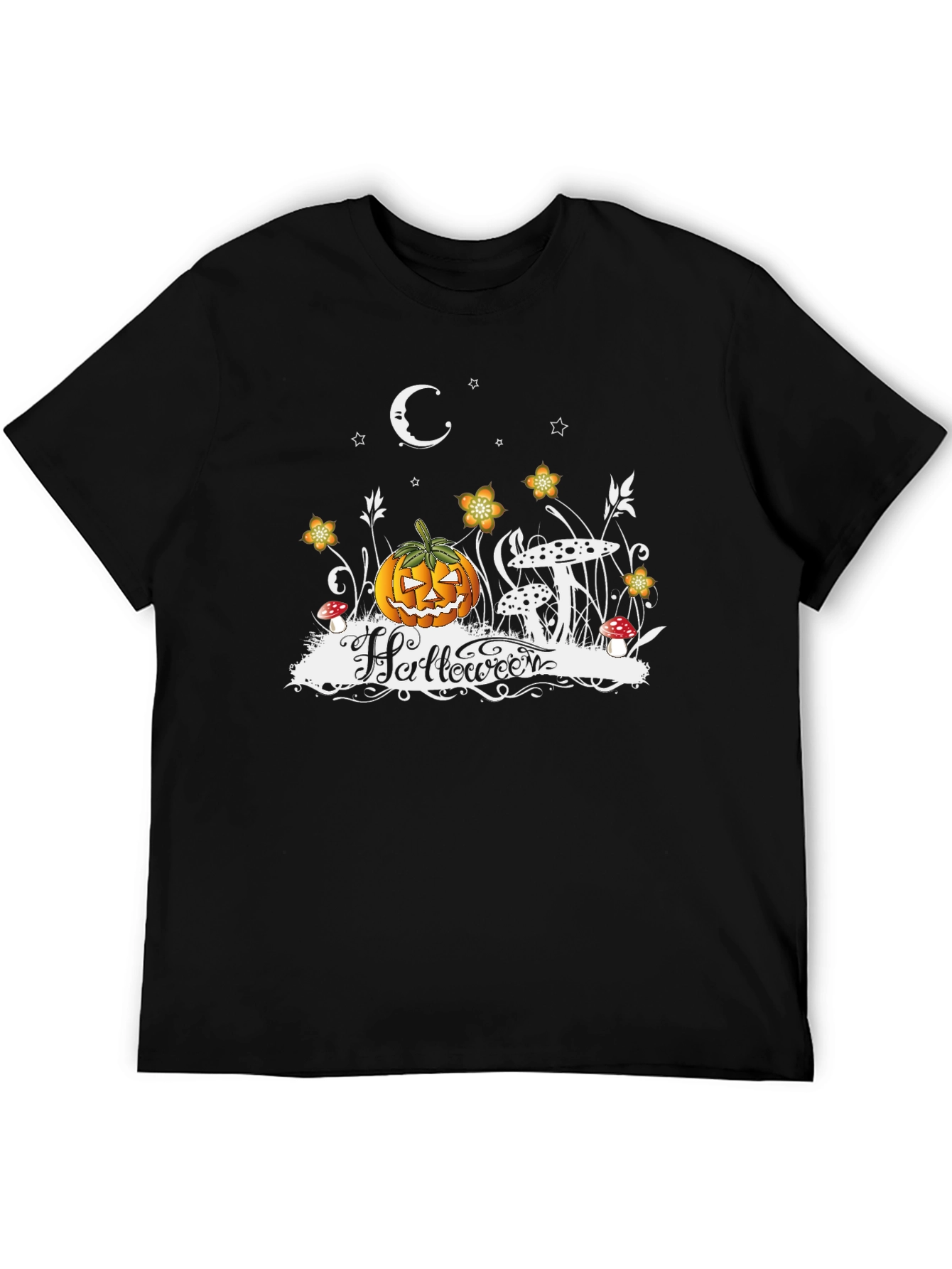Halloween Pumpkin Moon T-Shirt