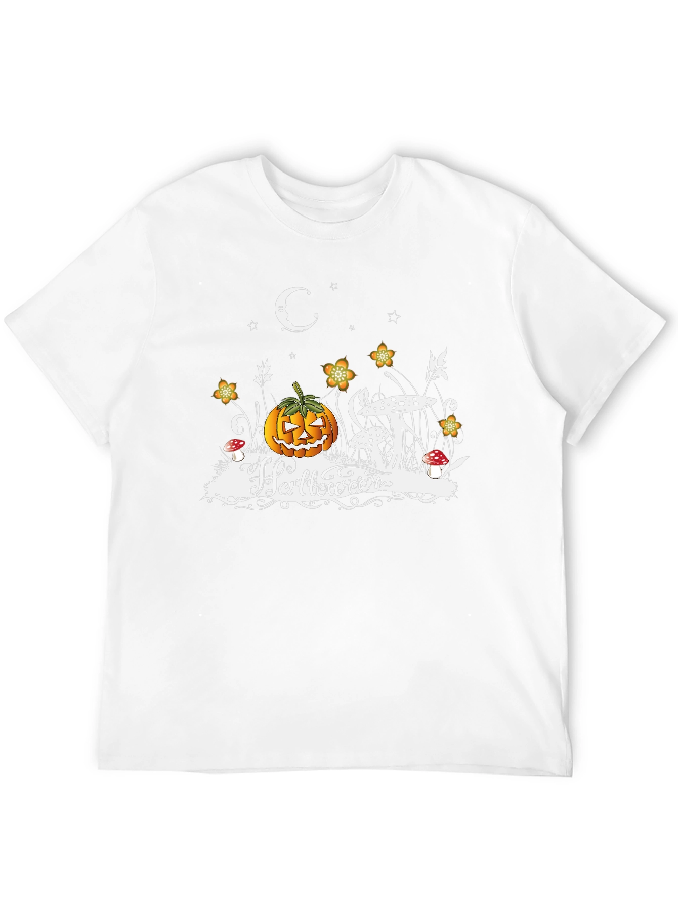 Halloween Pumpkin Moon T-Shirt