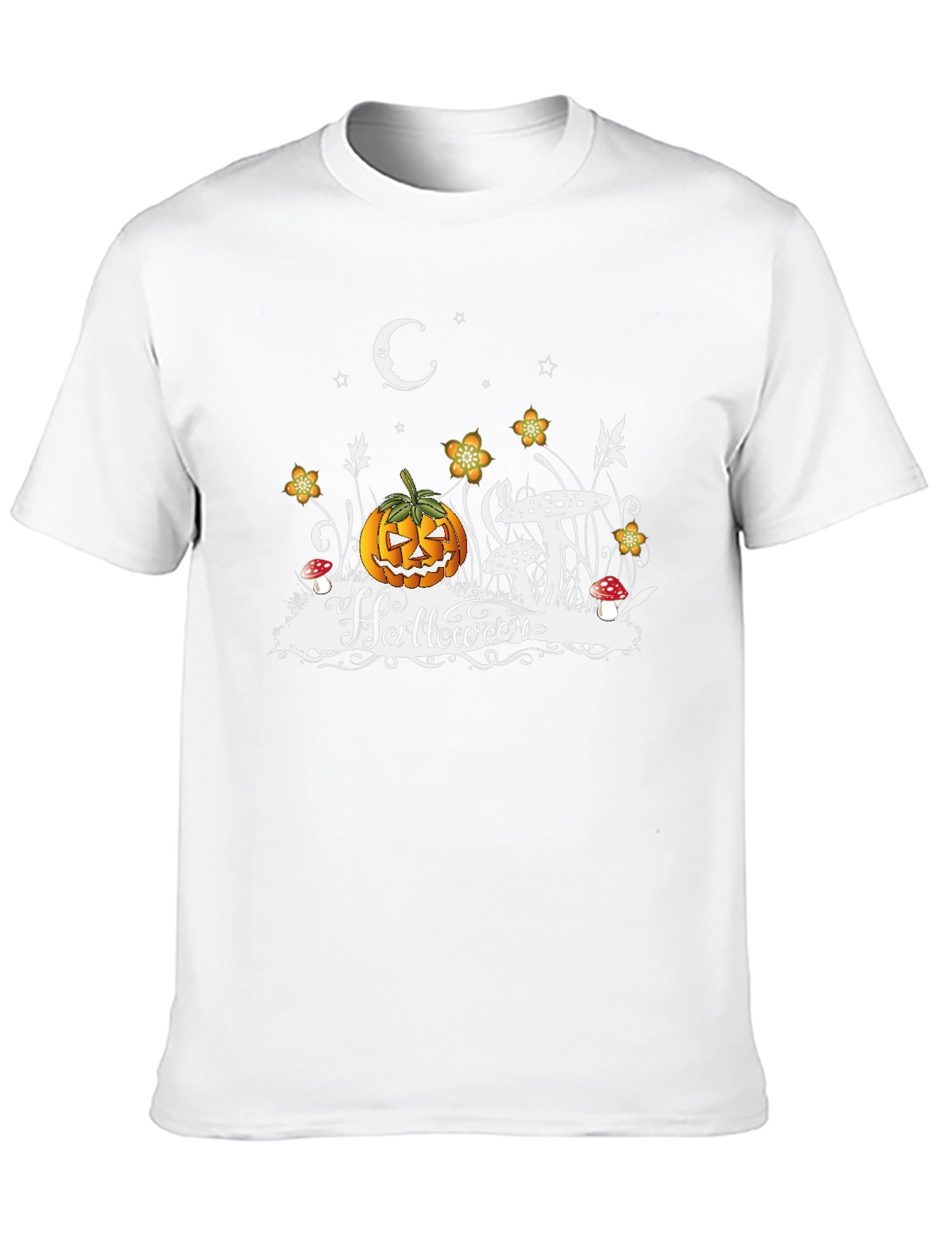 Halloween Pumpkin Moon T-Shirt