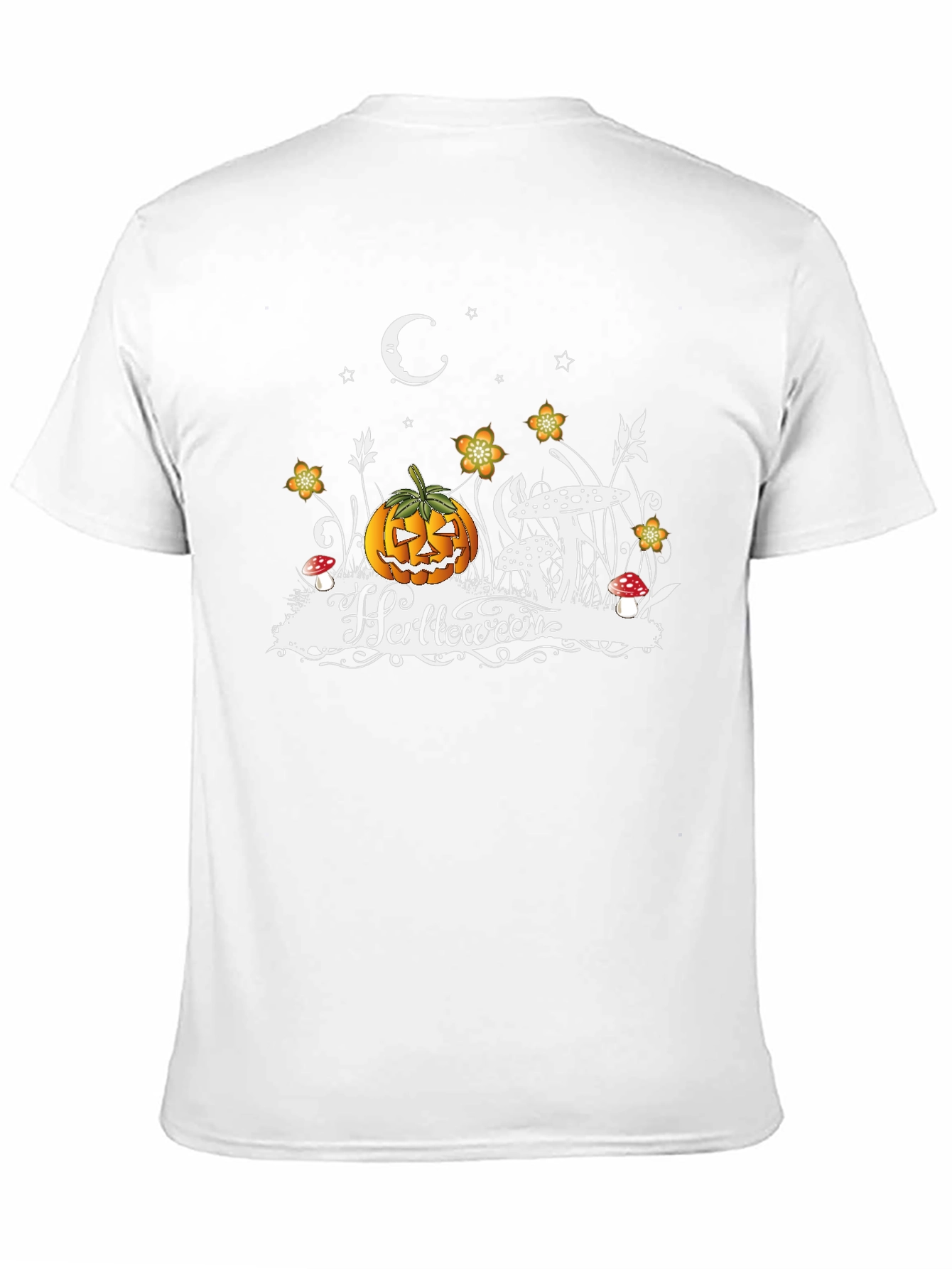 Halloween Pumpkin Moon T-Shirt