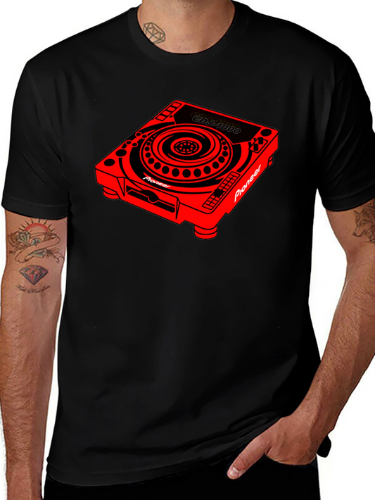 DJ CDJ-1000 Graphic Black Tee