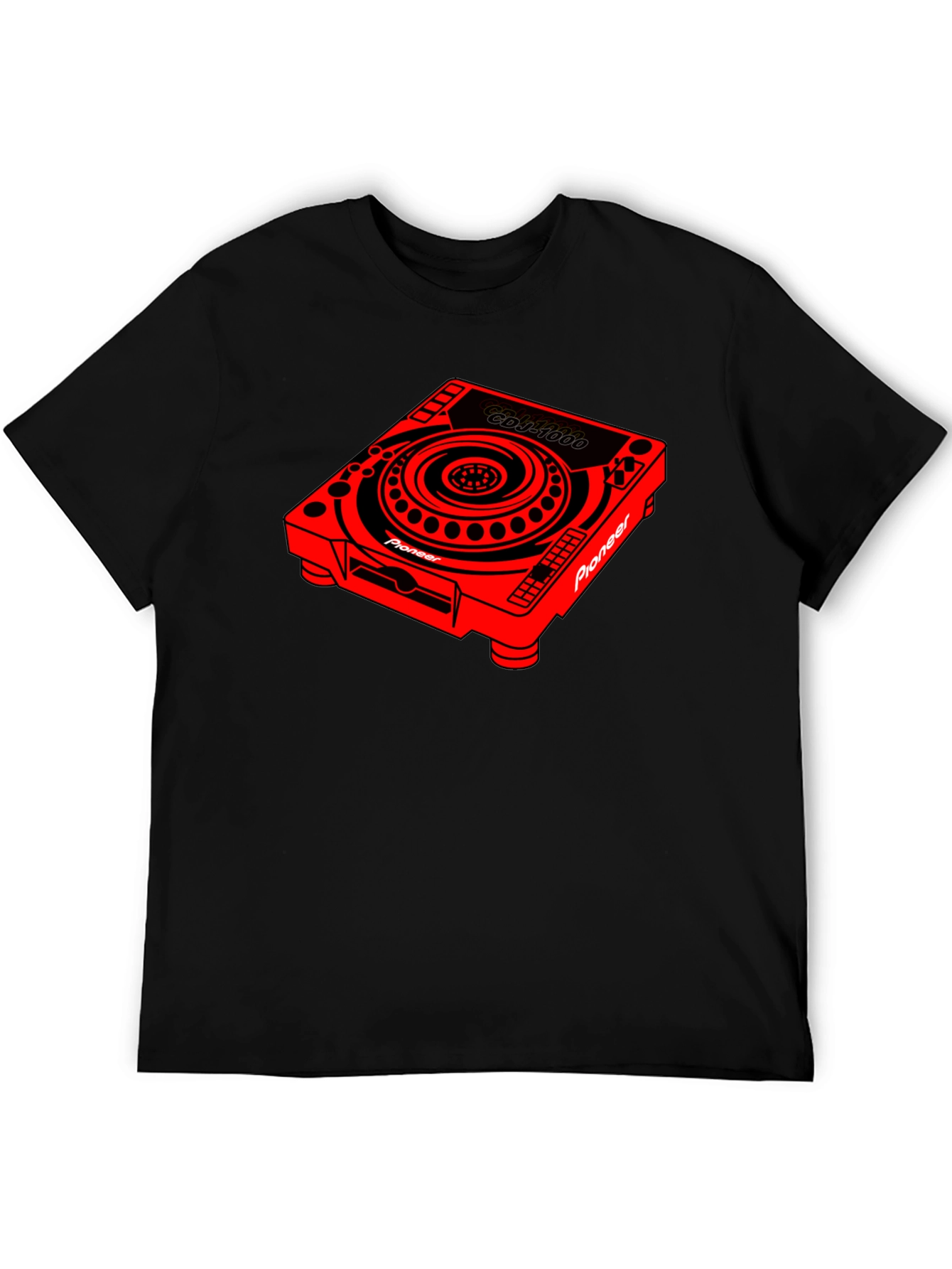 DJ CDJ-1000 Graphic Black Tee