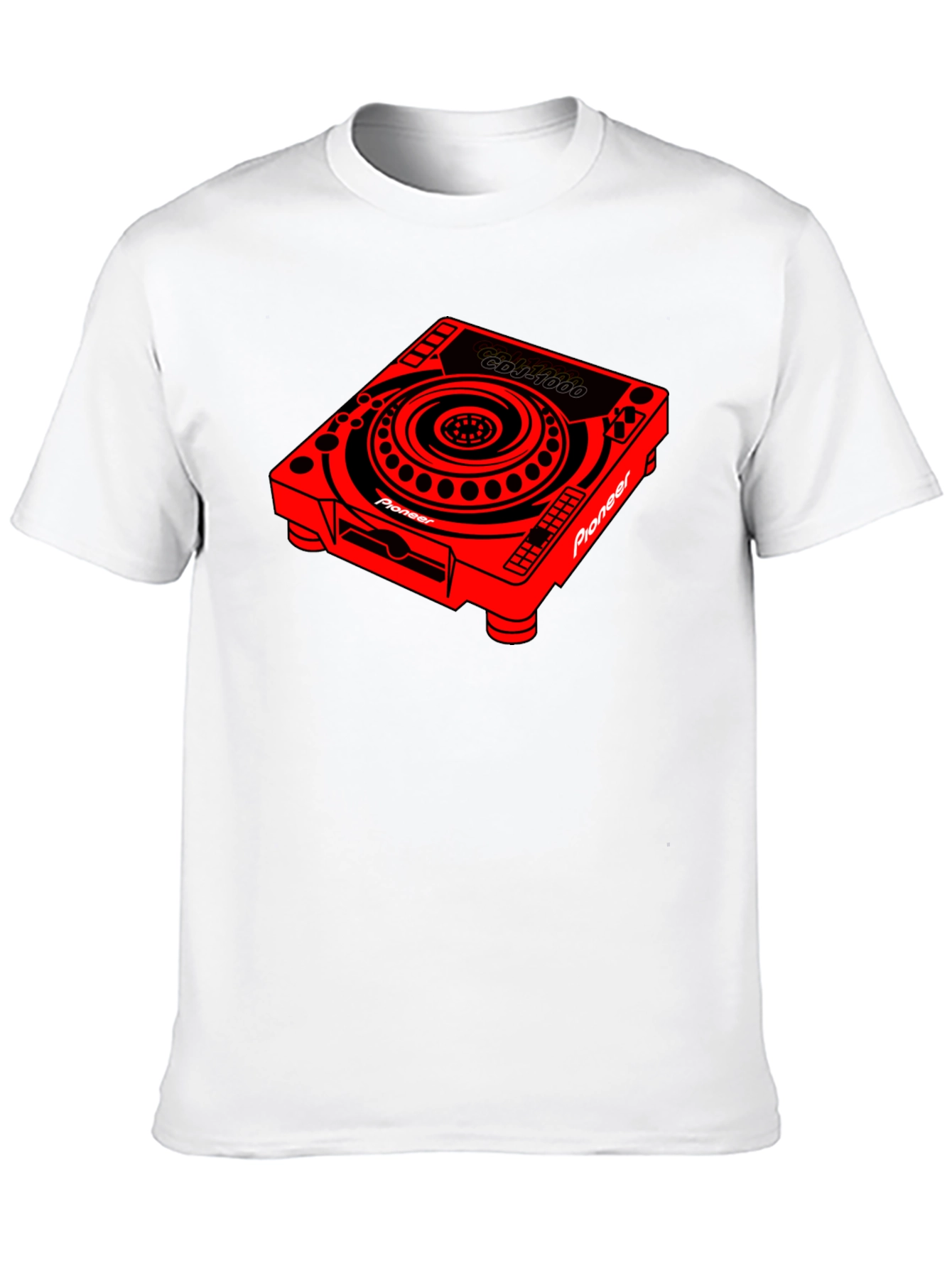 DJ CDJ-1000 Graphic Black Tee