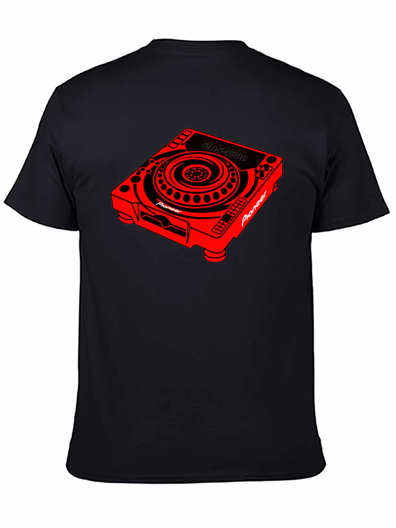 DJ CDJ-1000 Graphic Black Tee