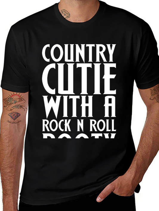 Country Cutie Rock n Roll Booty Graphic Tee