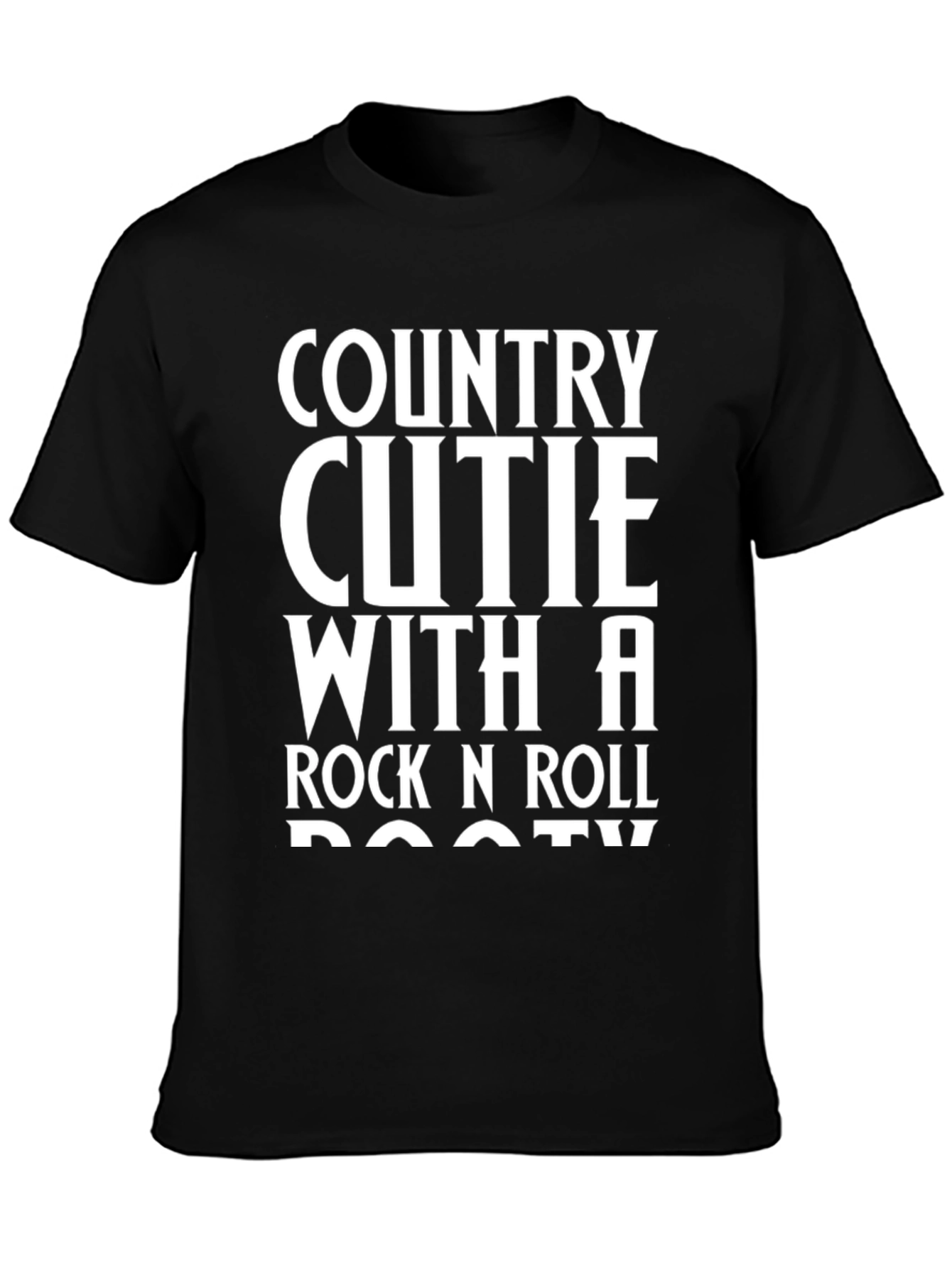 Country Cutie Rock n Roll Booty Graphic Tee