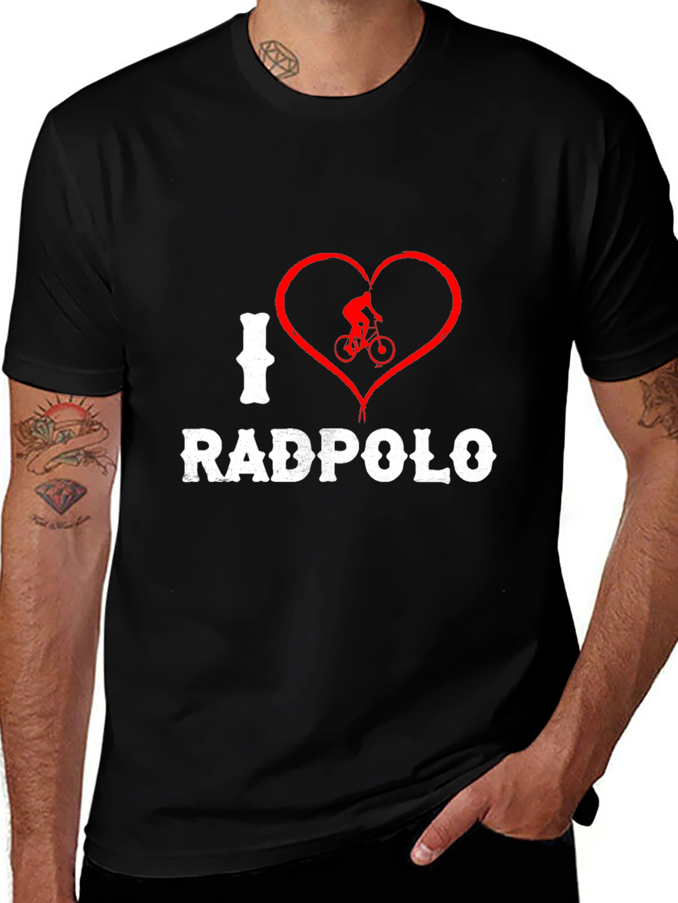 I Heart Radpolo Biking T-Shirt
