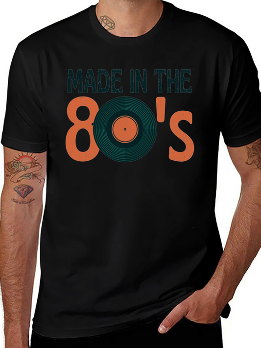 Made in the 80s T-Shirt Vinyl Record Design