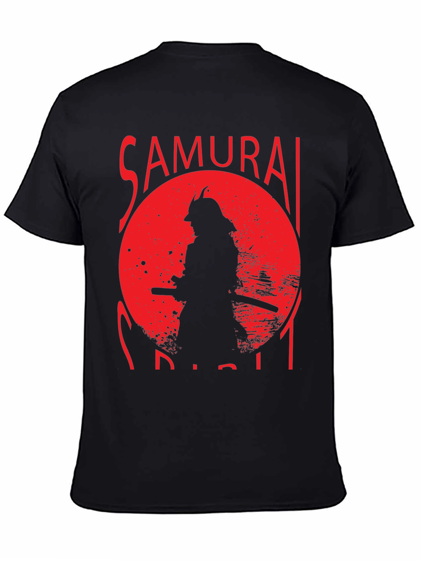 Samurai Spirit Black Graphic Tee