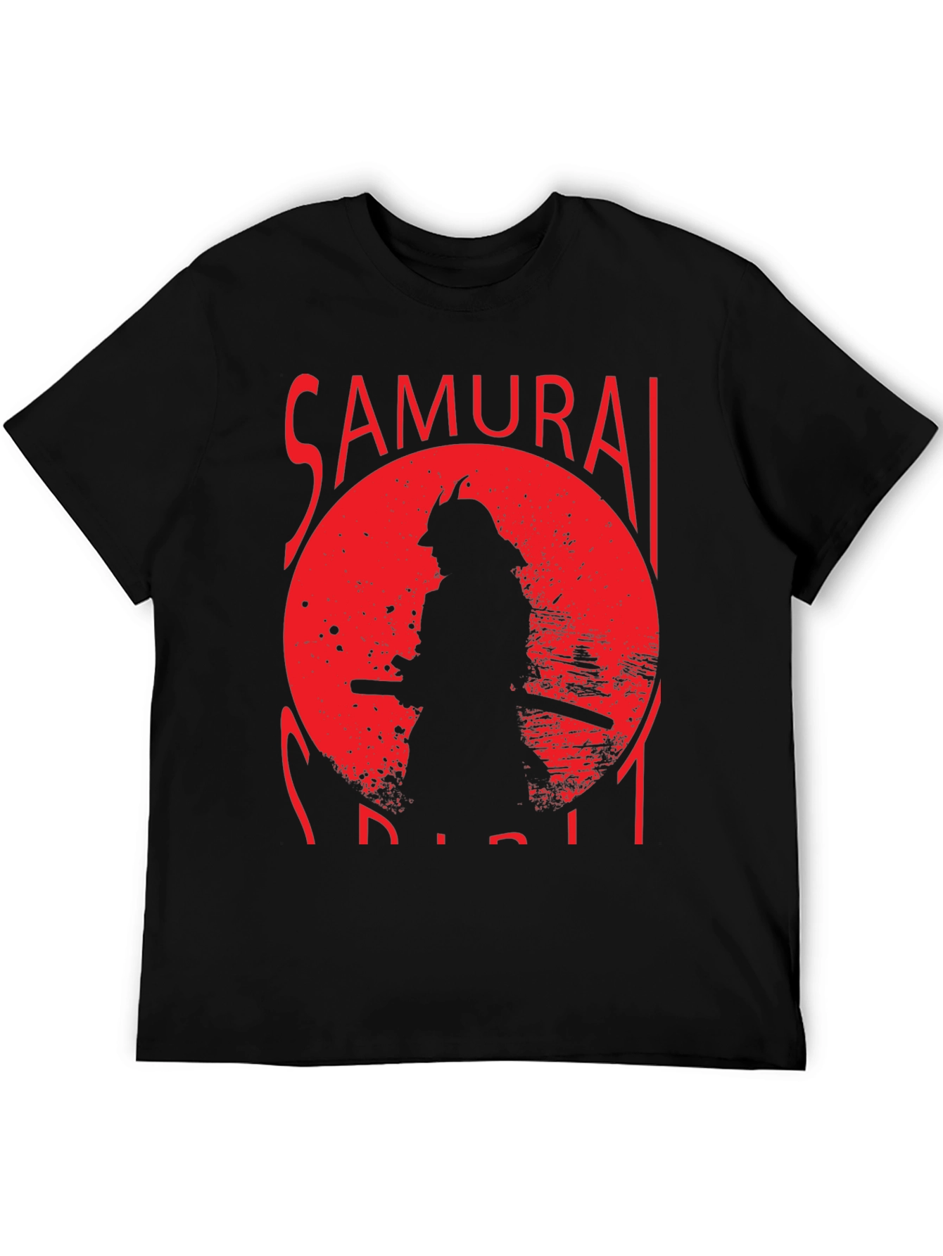 Samurai Spirit Black Graphic Tee