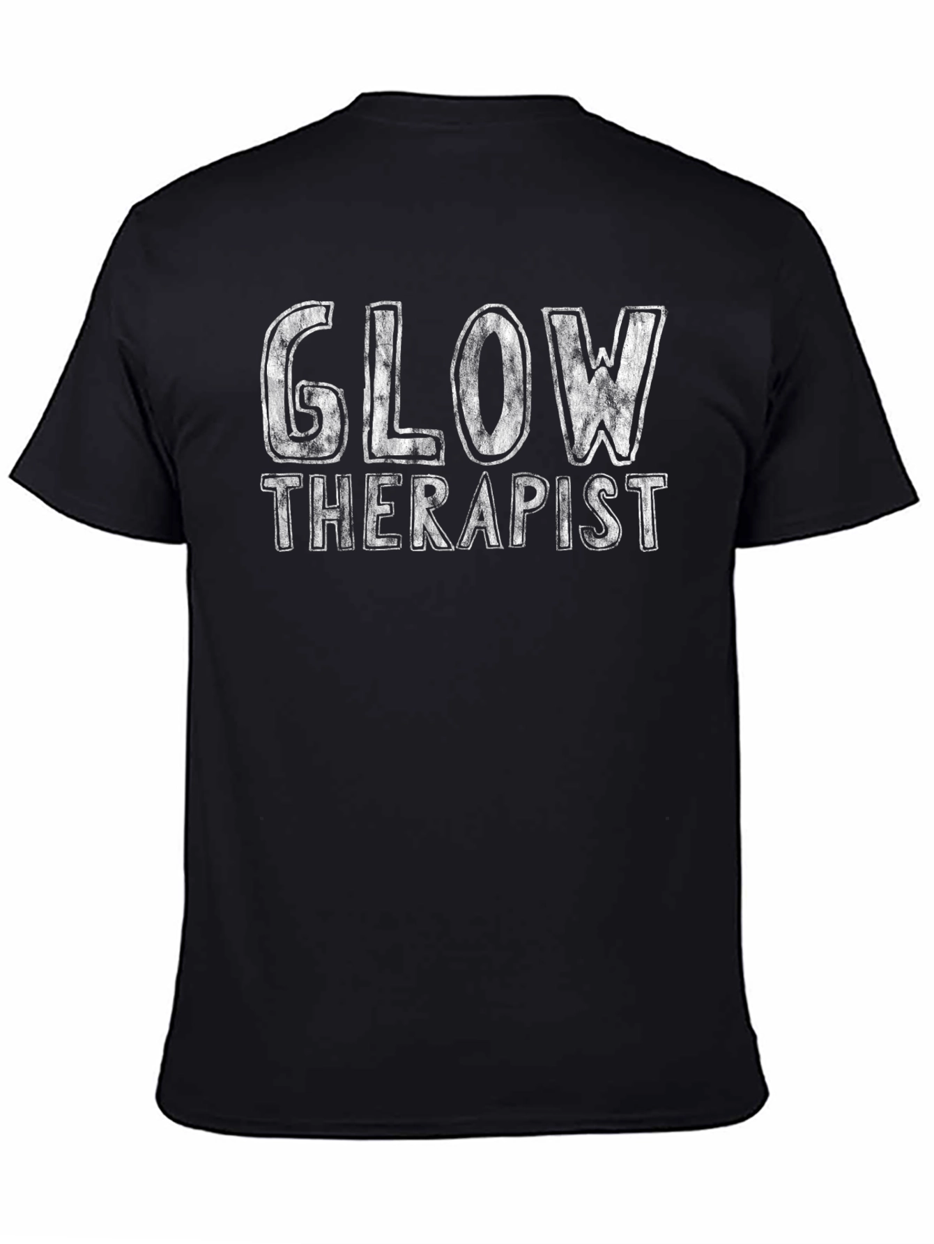 Glow Therapist Graphic T-Shirt - Black