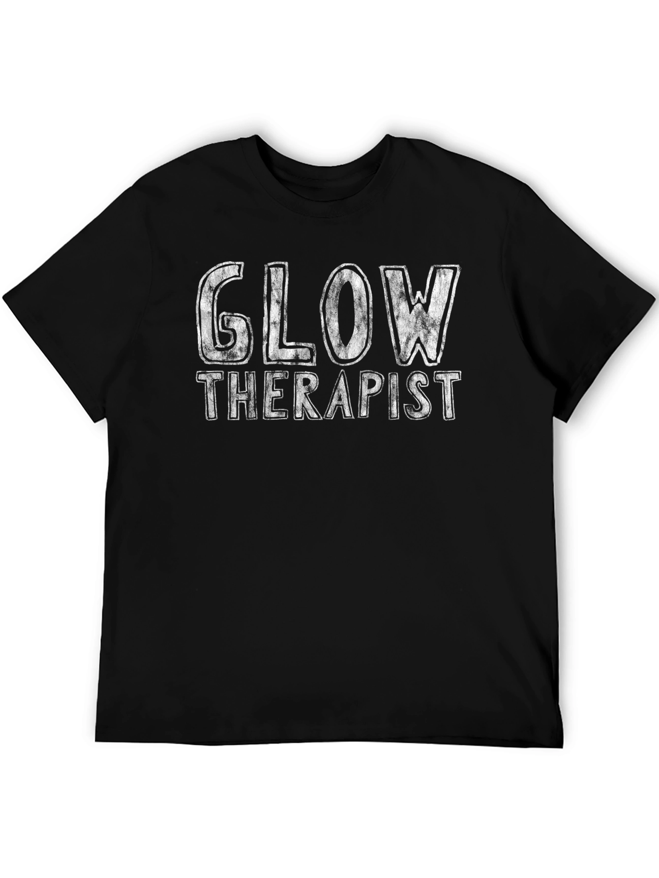Glow Therapist Graphic T-Shirt - Black