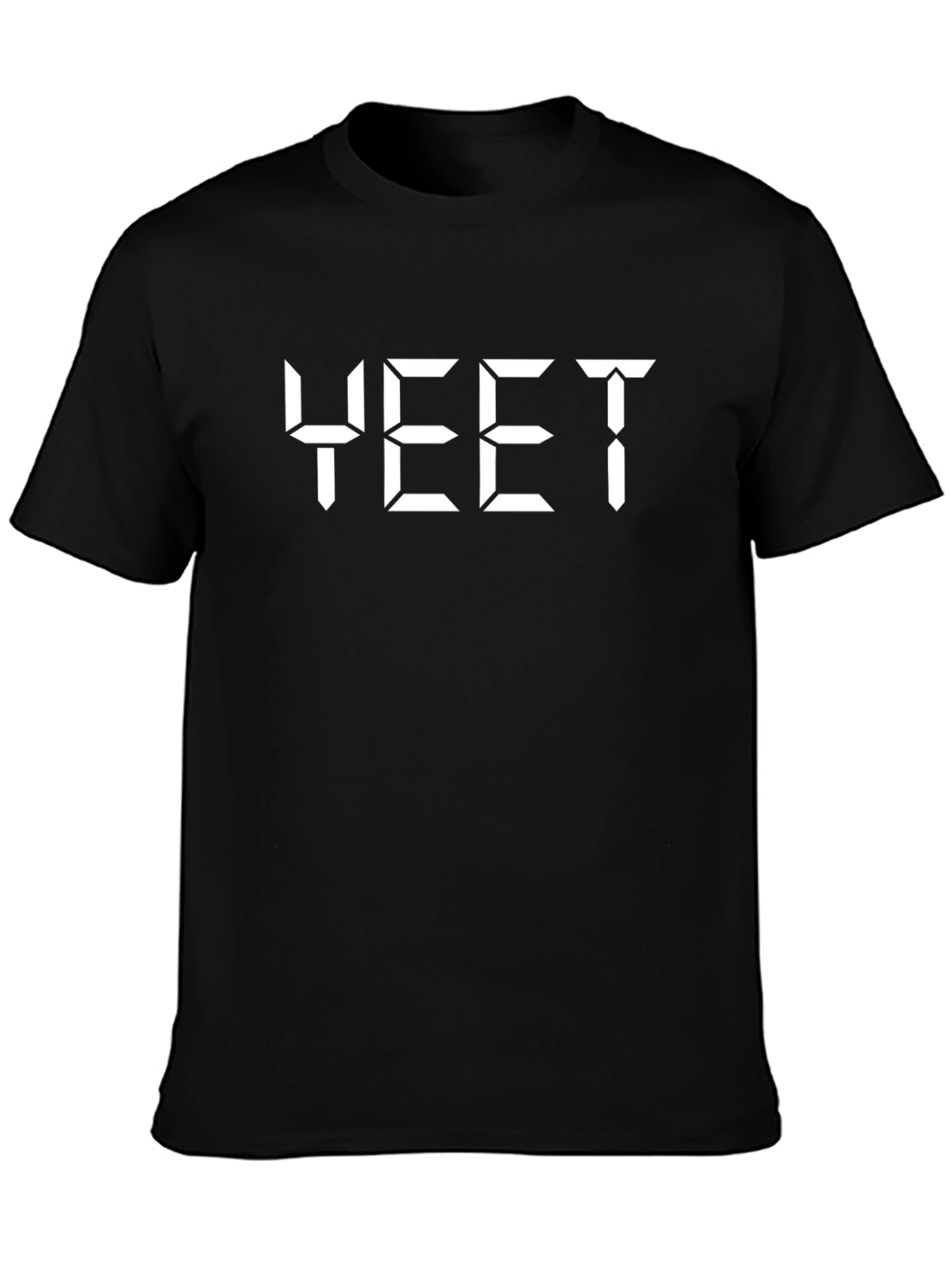 YEET Graphic Tee - Digital Font Black T-Shirt