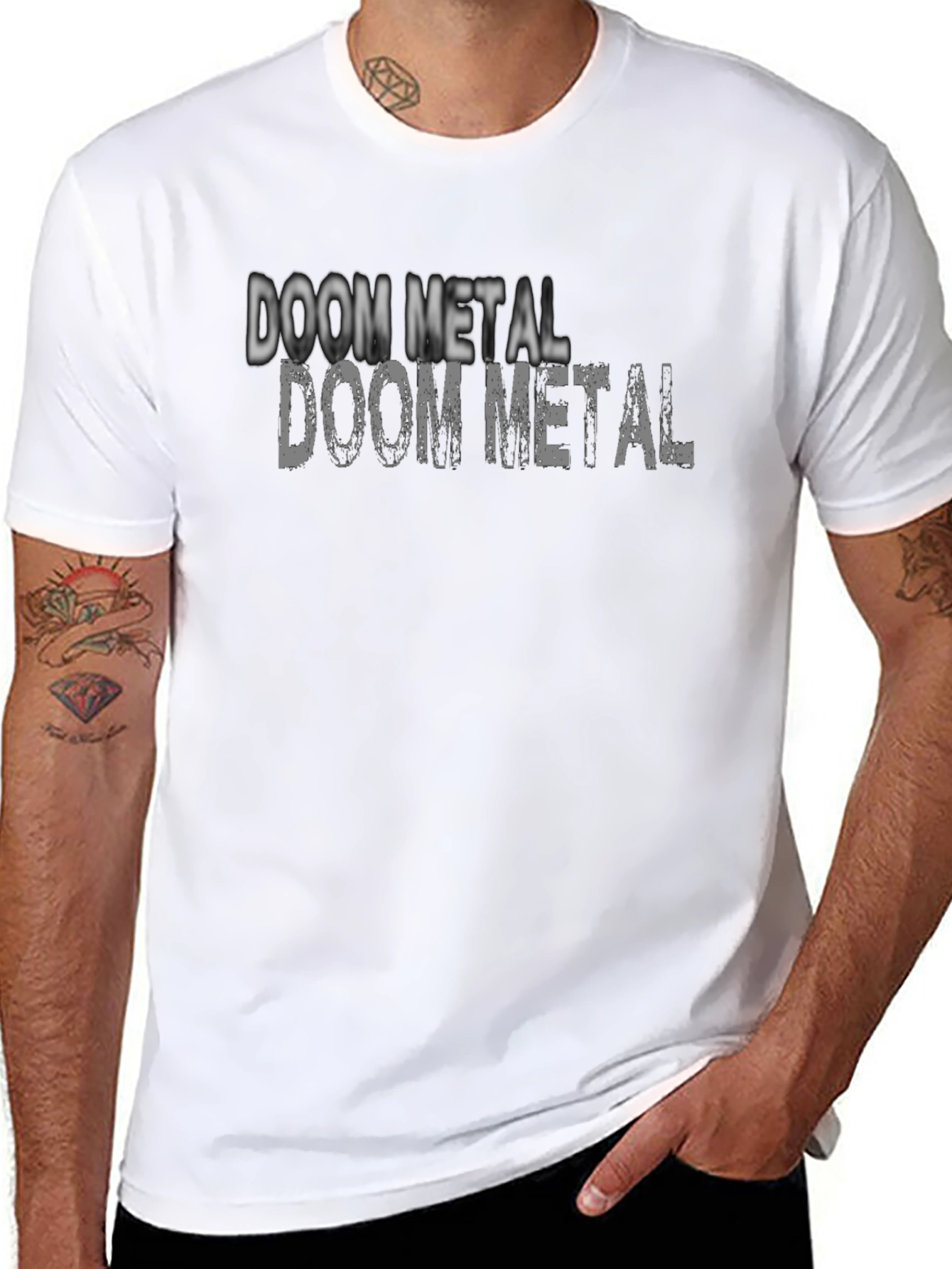 Doom Metal T-Shirt - Graphic Print