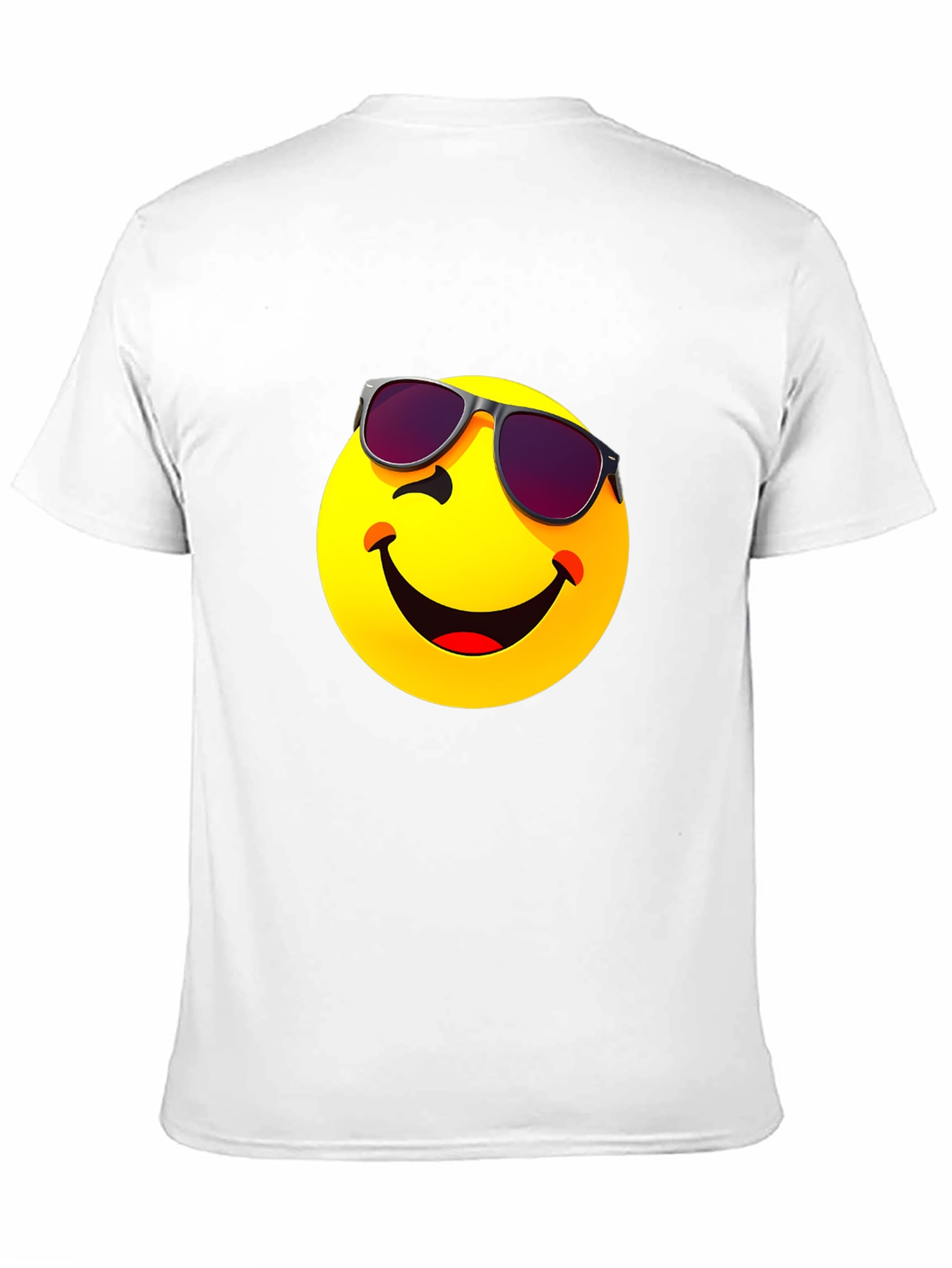 Cool Emoji Graphic T-Shirt - Black