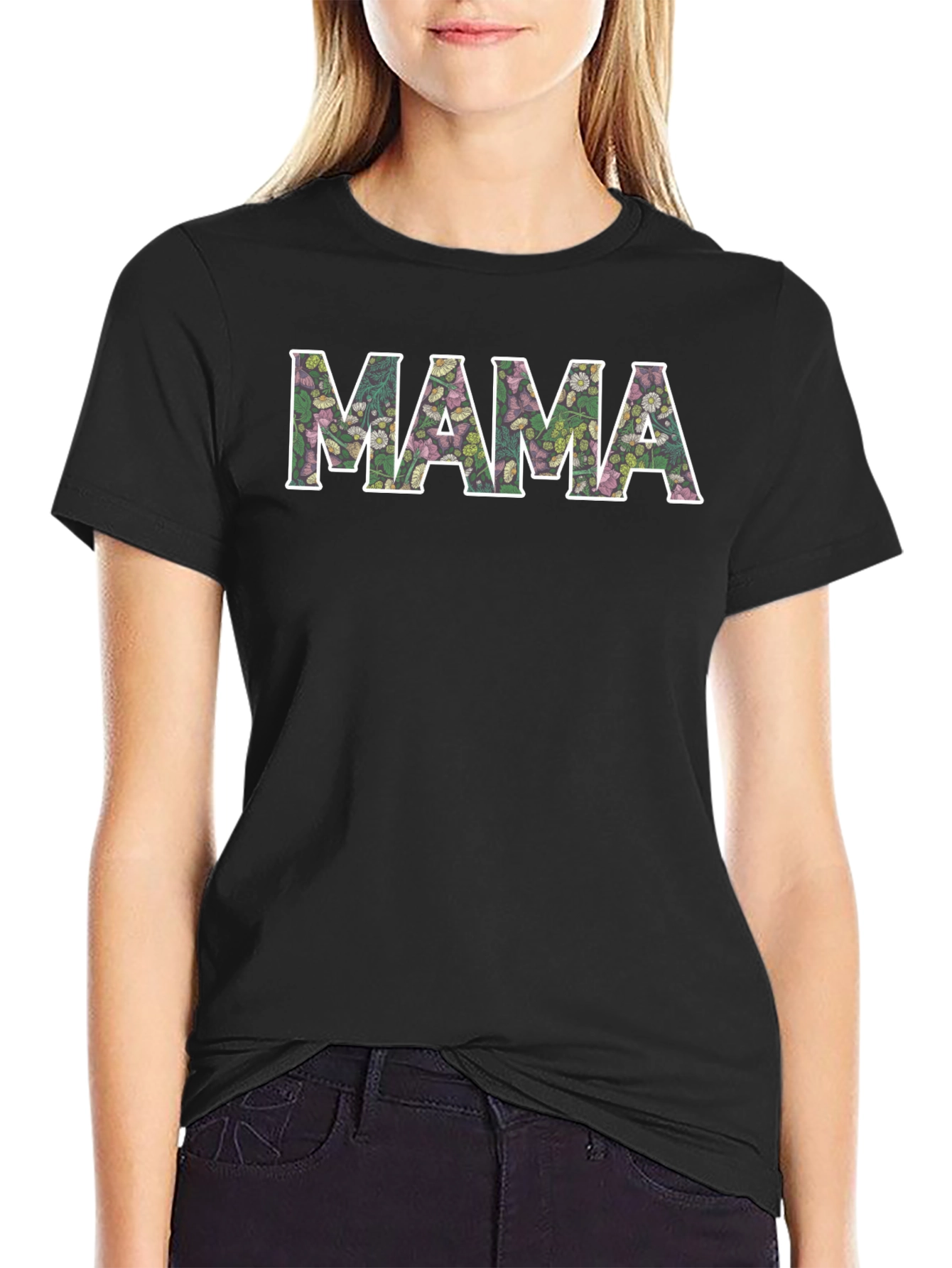 Floral Mama Graphic T-Shirt