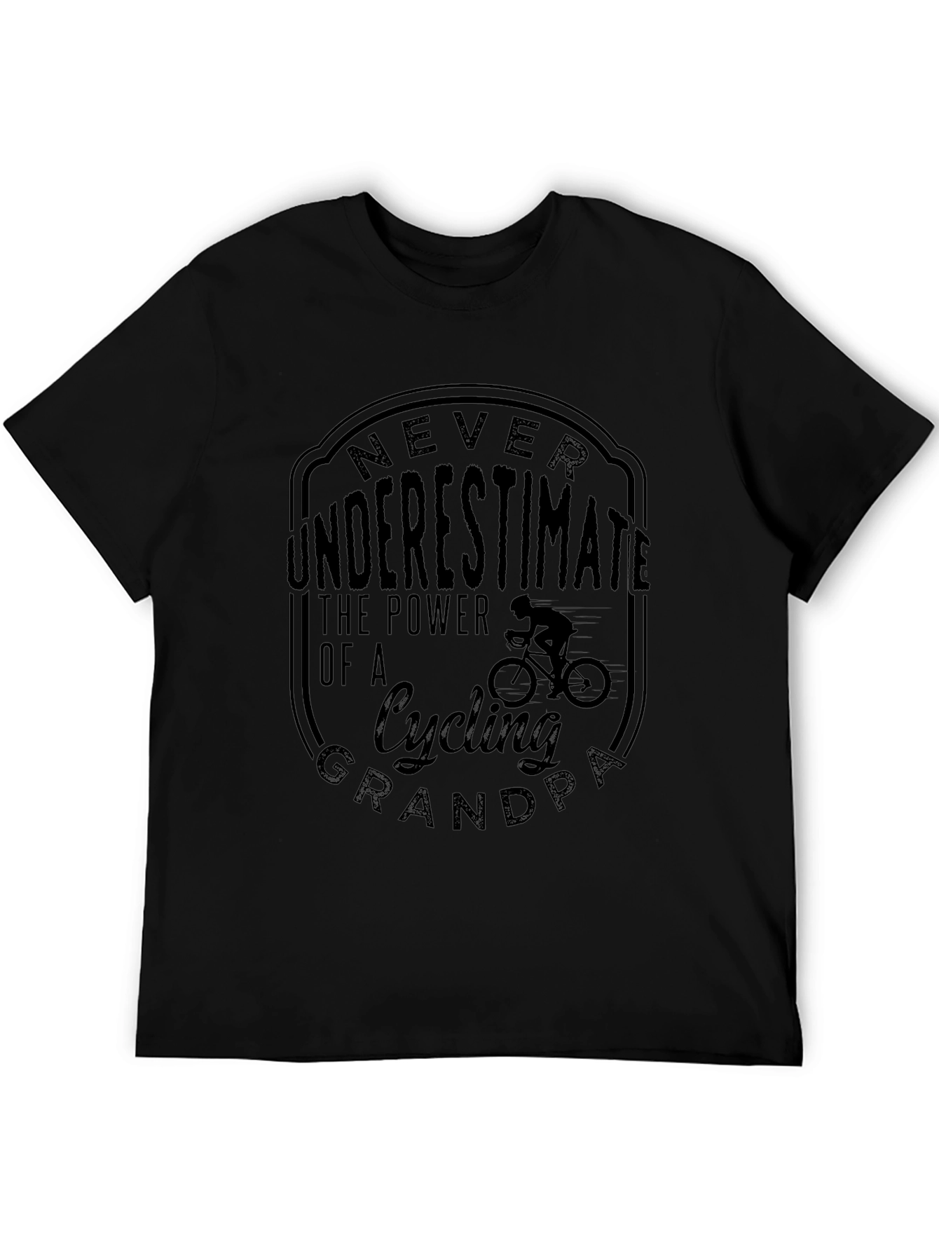 Cycling Grandpa T-Shirt - Never Underestimate the Power